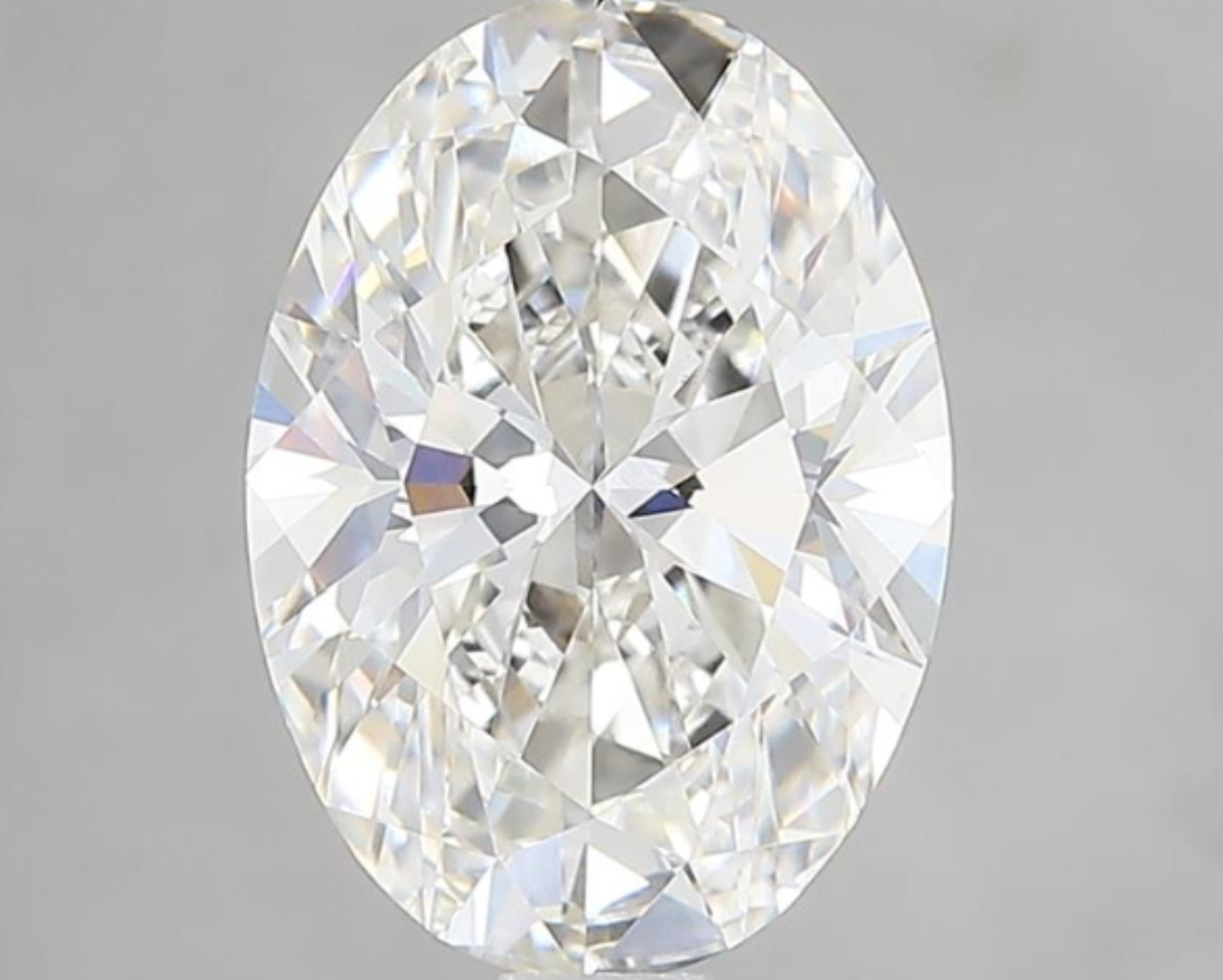 3 CT Oval Cut Lab-Grown Diamond IGI Certified