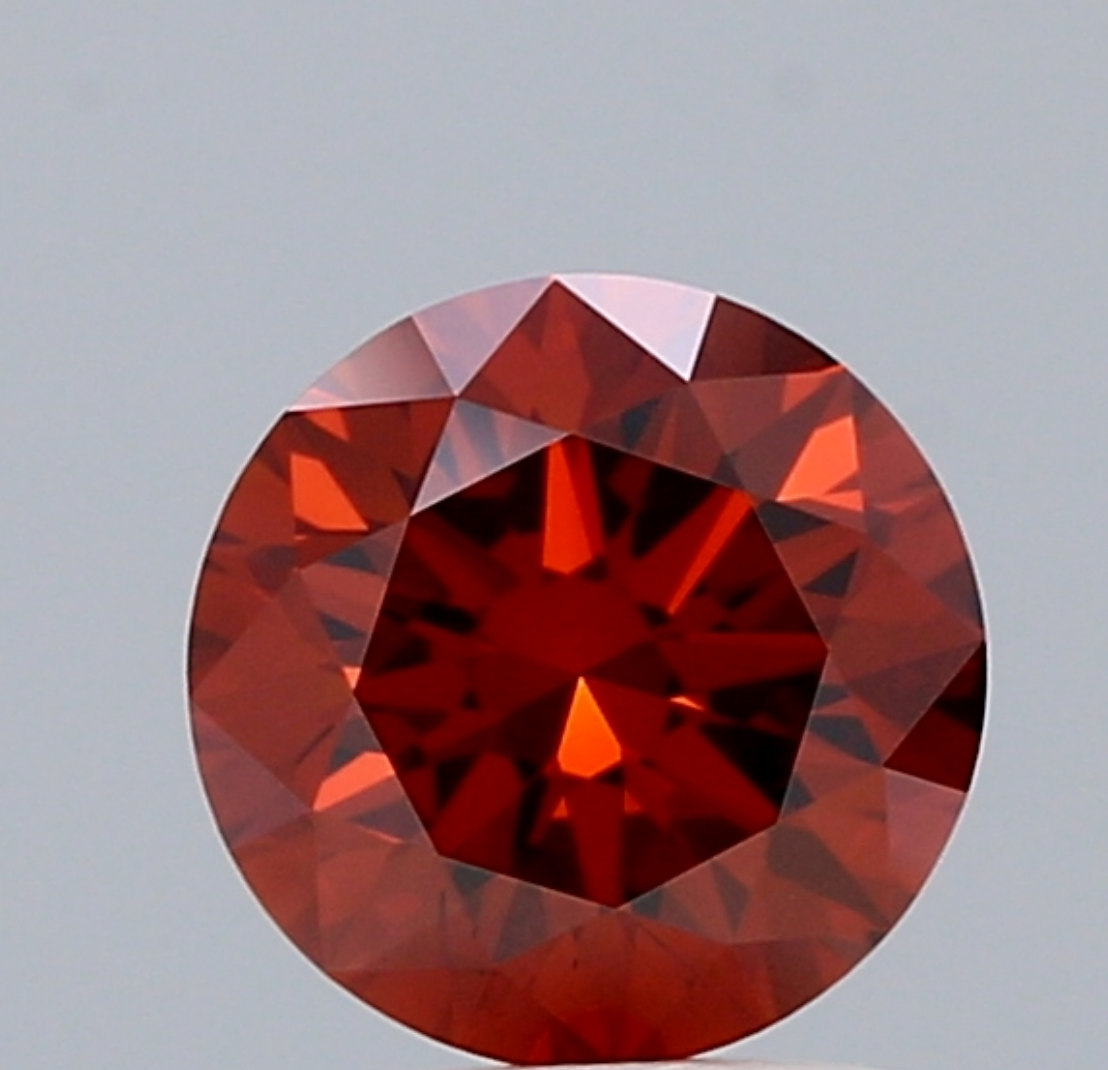 1 CT Fancy Orange Lab-Grown Diamond IGI Certified