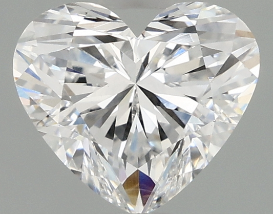 1 CT Heart Cut Lab Grown Diamond IGI Certified
