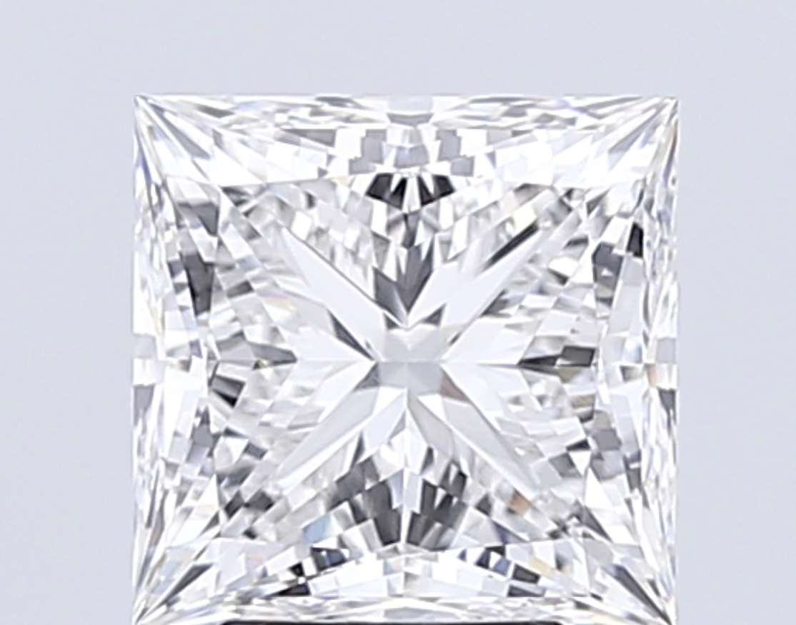 5 CT Princess Cut Lab Grown Diamond IGI Certified