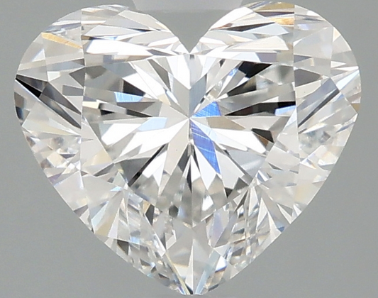 1 CT Heart Cut Lab Grown Diamond IGI Certified