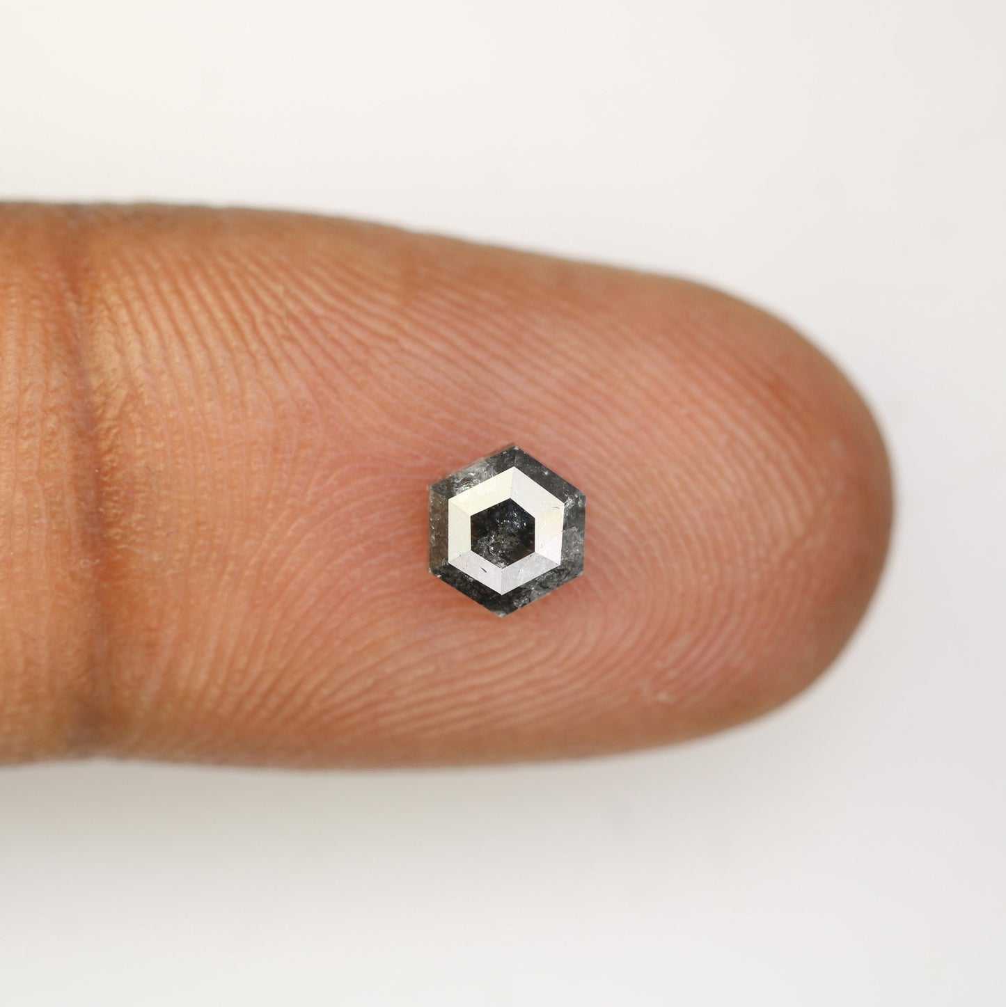 0.79 CT Natural Loose Salt and Pepper Octagon Cut Diamond | Fancy Gray Gemstone for Engagement & Wedding Rings Unique 5.70 x 5.00 x 2.90 mm