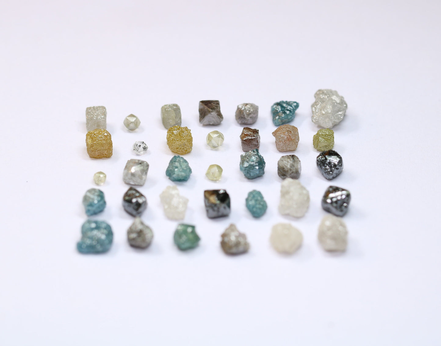 Natural Salt and Pepper Diamonds | Mixed Shape Loose Earth-Mined Gems for Necklaces | Unique Jewelry by RocksDiamonds
