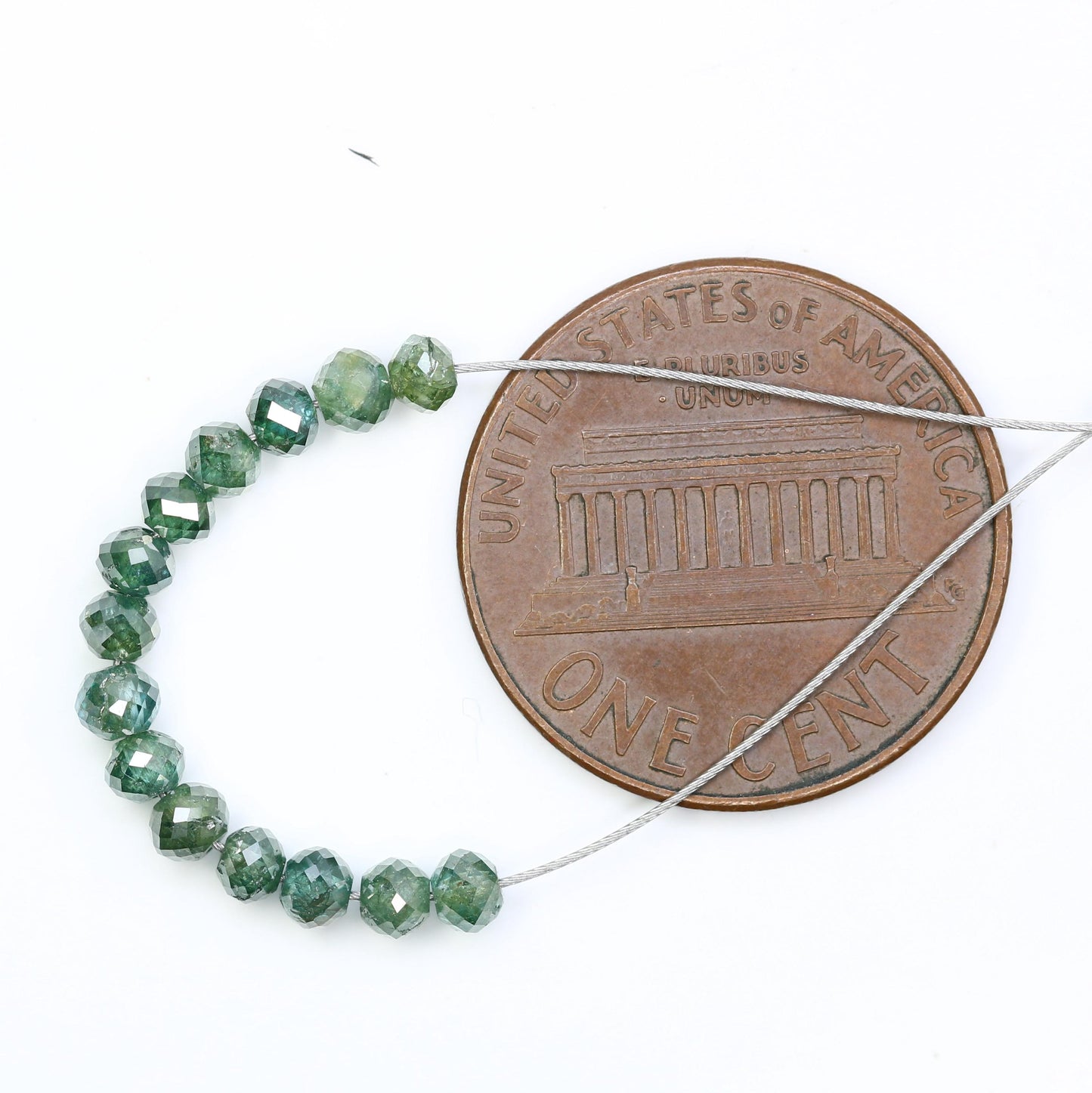 Eco-Friendly Green Treated Diamond Beads | Stunning Jewelry Making Supplies