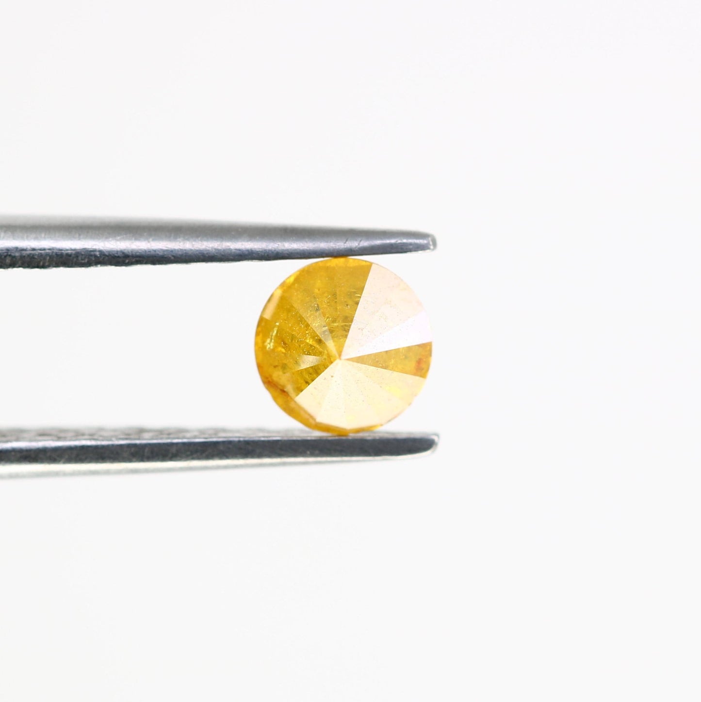 Gorgeous Natural Yellow Rustic Round Cut Diamond - Unique Gemstone for Engagement Rings, Artisan Jewelry & Custom Creations