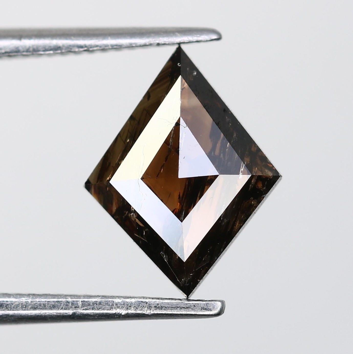 Elegant Kite-Shaped Black Diamond - Unique Gemstone for Engagement Rings, Artisan Jewelry & Custom Creations