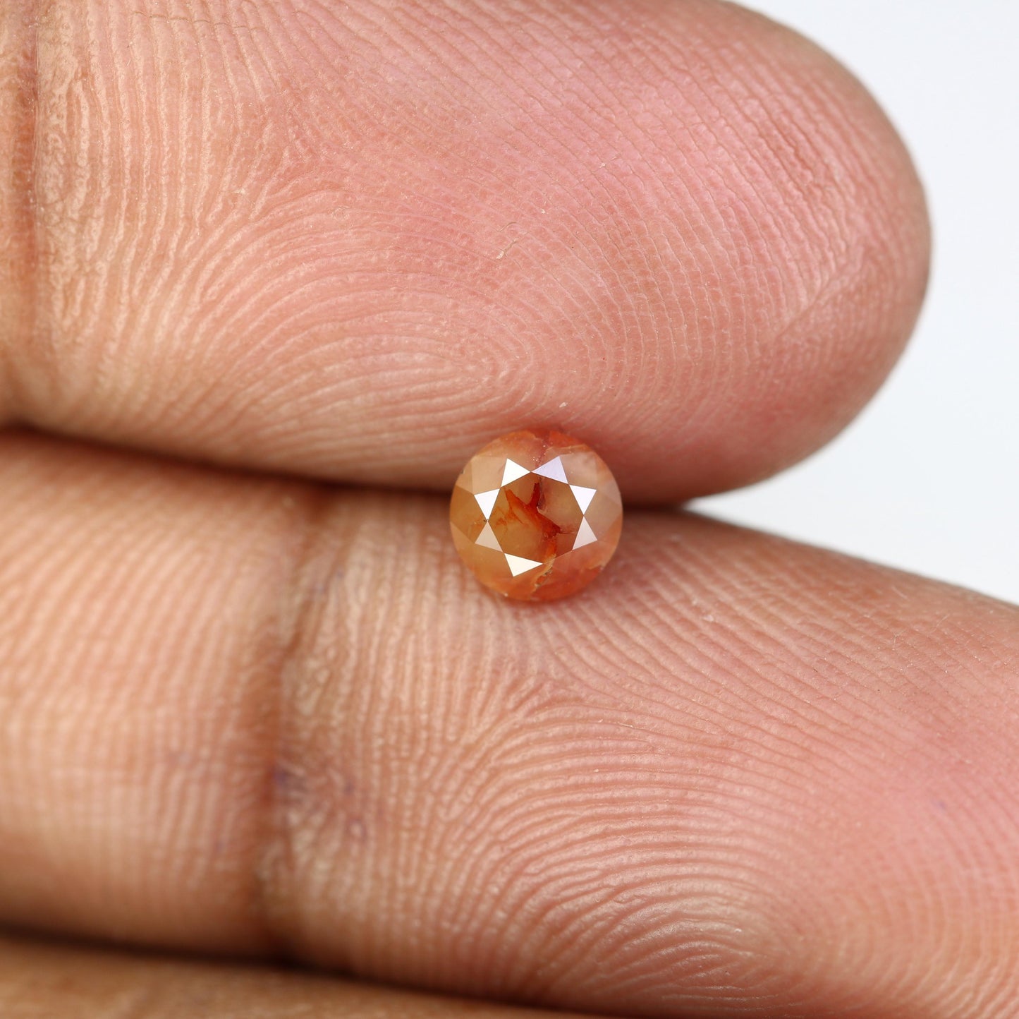 Exquisite Natural Rustic Round Cut Diamond - Artisan Gemstone for Unique Engagement Rings, Handmade Jewelry & Custom Designs