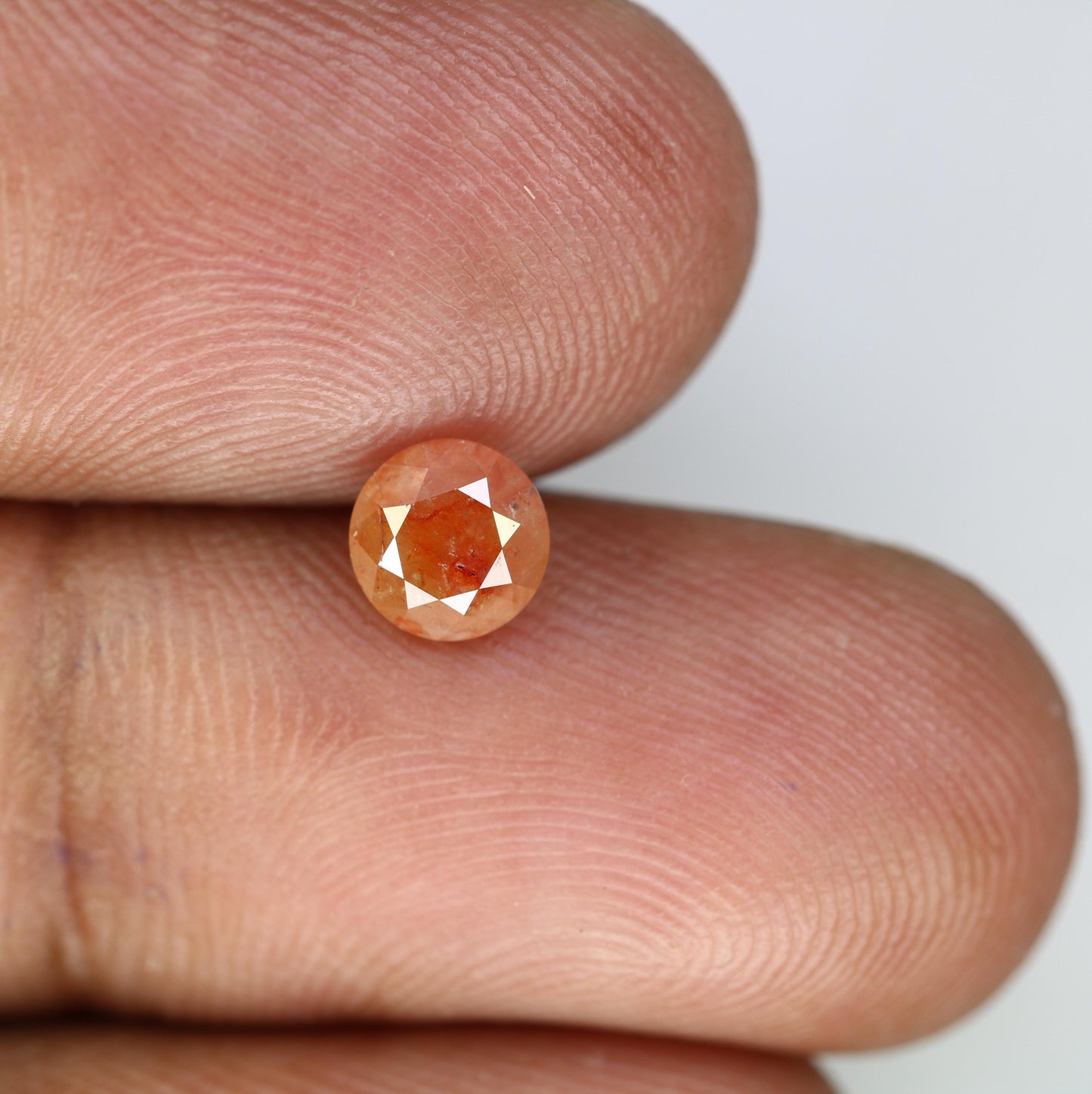Unique Natural Round Cut Rustic Diamond - Artisan Gemstone for Engagement Rings, Handmade Jewelry & Custom Creations
