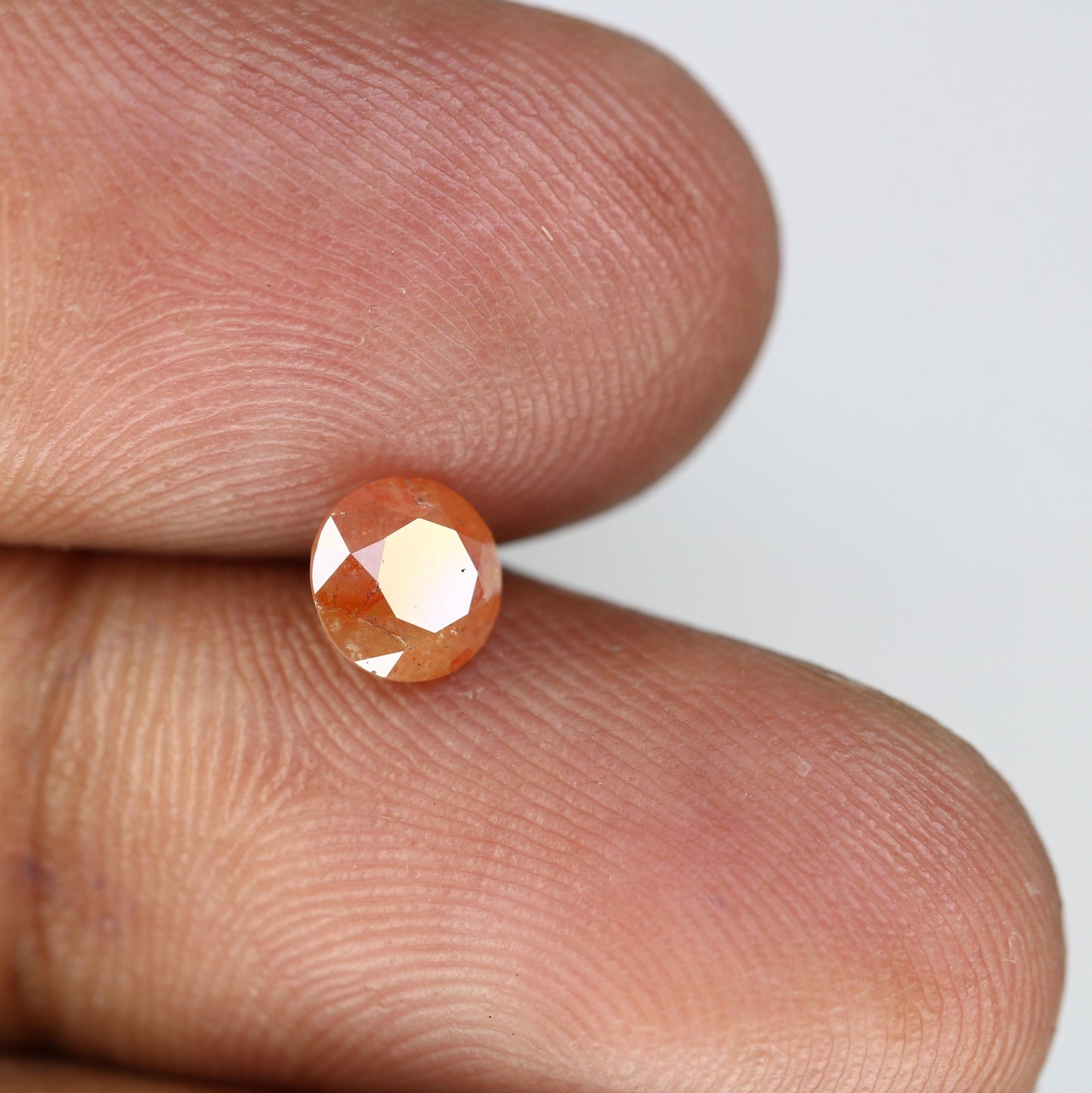 Unique Natural Round Cut Rustic Diamond - Artisan Gemstone for Engagement Rings, Handmade Jewelry & Custom Creations
