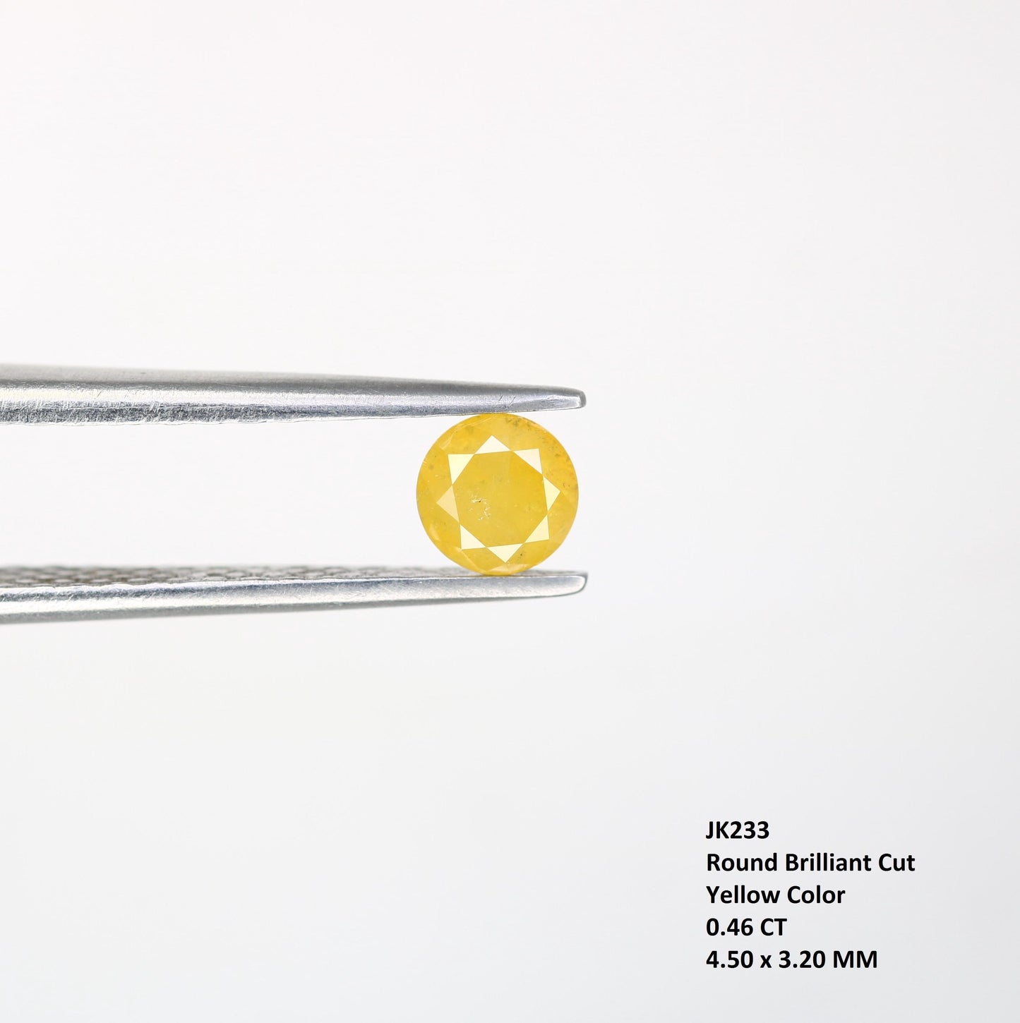 Vibrant Natural Yellow Rustic Round Cut Diamond - Exceptional Gemstone for Bridal Rings, Artisan Jewelry & Bespoke Designs