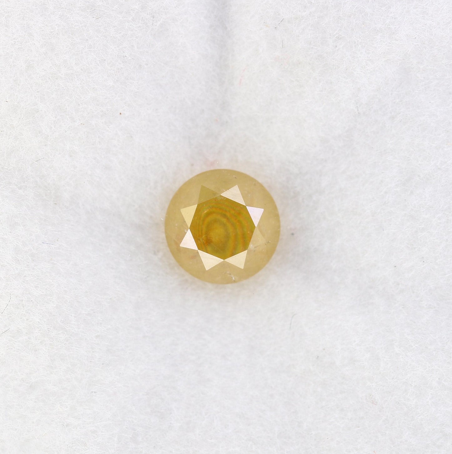 Stunning Natural Yellow Round Cut Diamond - Unique Gemstone for Engagement Rings, Artisan Jewelry & Custom Designs