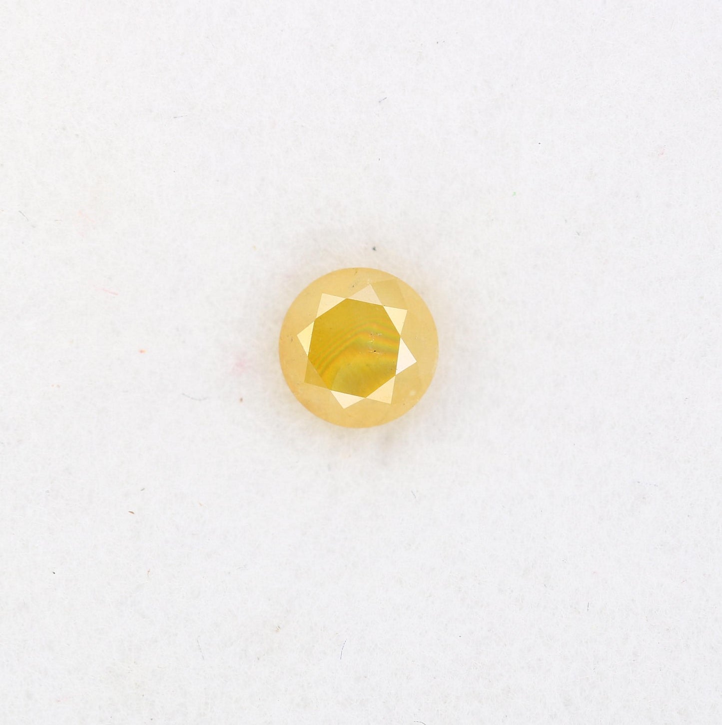 Vibrant Natural Yellow Rustic Round Cut Diamond - Exceptional Gemstone for Bridal Rings, Artisan Jewelry & Bespoke Designs