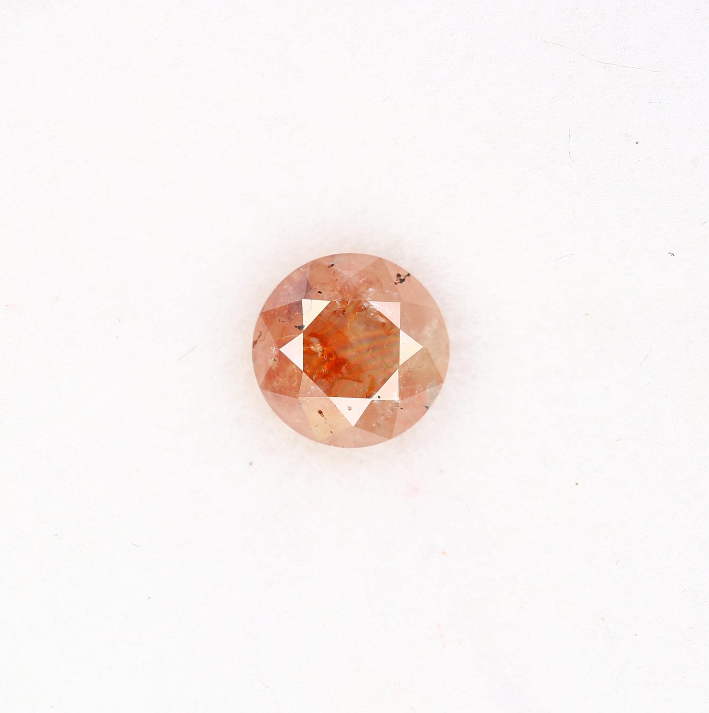 Natural Round Cut Rustic Diamond - Unique Gemstone for Engagement Rings, Artisan Jewelry & Custom Designs