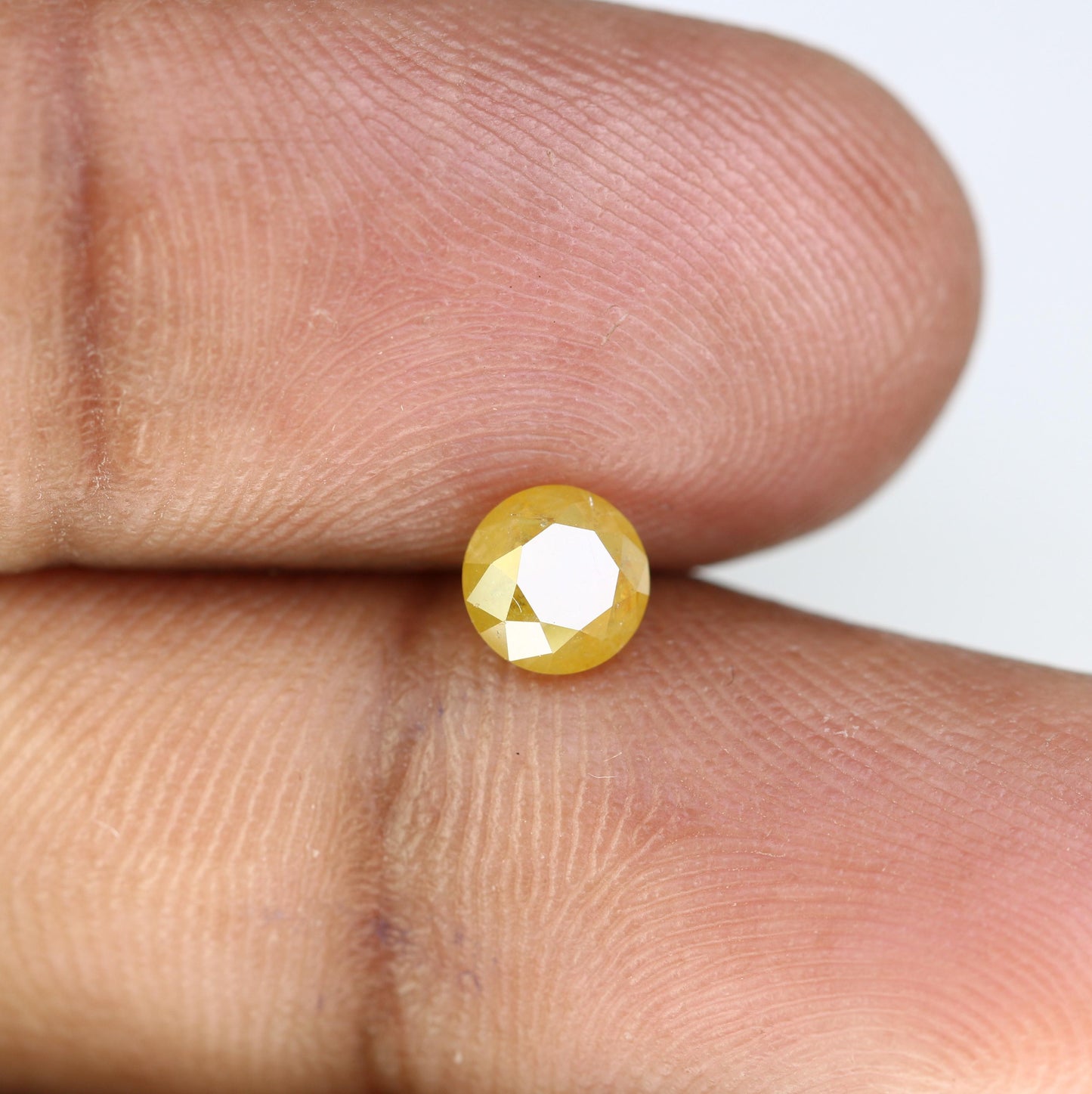 Stunning Natural Yellow Round Cut Diamond - Unique Gemstone for Engagement Rings, Artisan Jewelry & Custom Designs