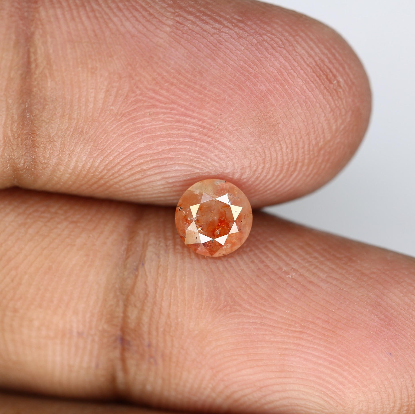 Natural Round Cut Rustic Diamond - Unique Gemstone for Engagement Rings, Artisan Jewelry & Custom Designs