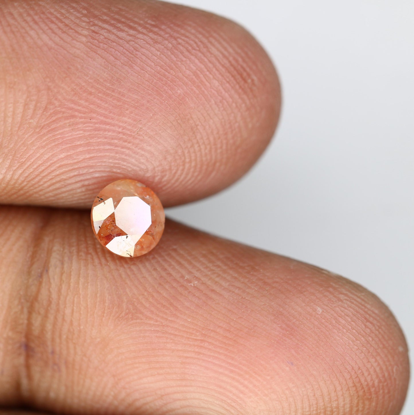 Natural Round Cut Rustic Diamond - Unique Gemstone for Engagement Rings, Artisan Jewelry & Custom Designs