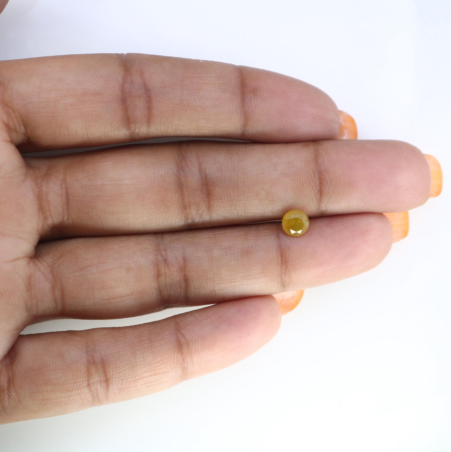 Stunning Natural Yellow Round Cut Diamond - Unique Gemstone for Engagement Rings, Artisan Jewelry & Custom Designs