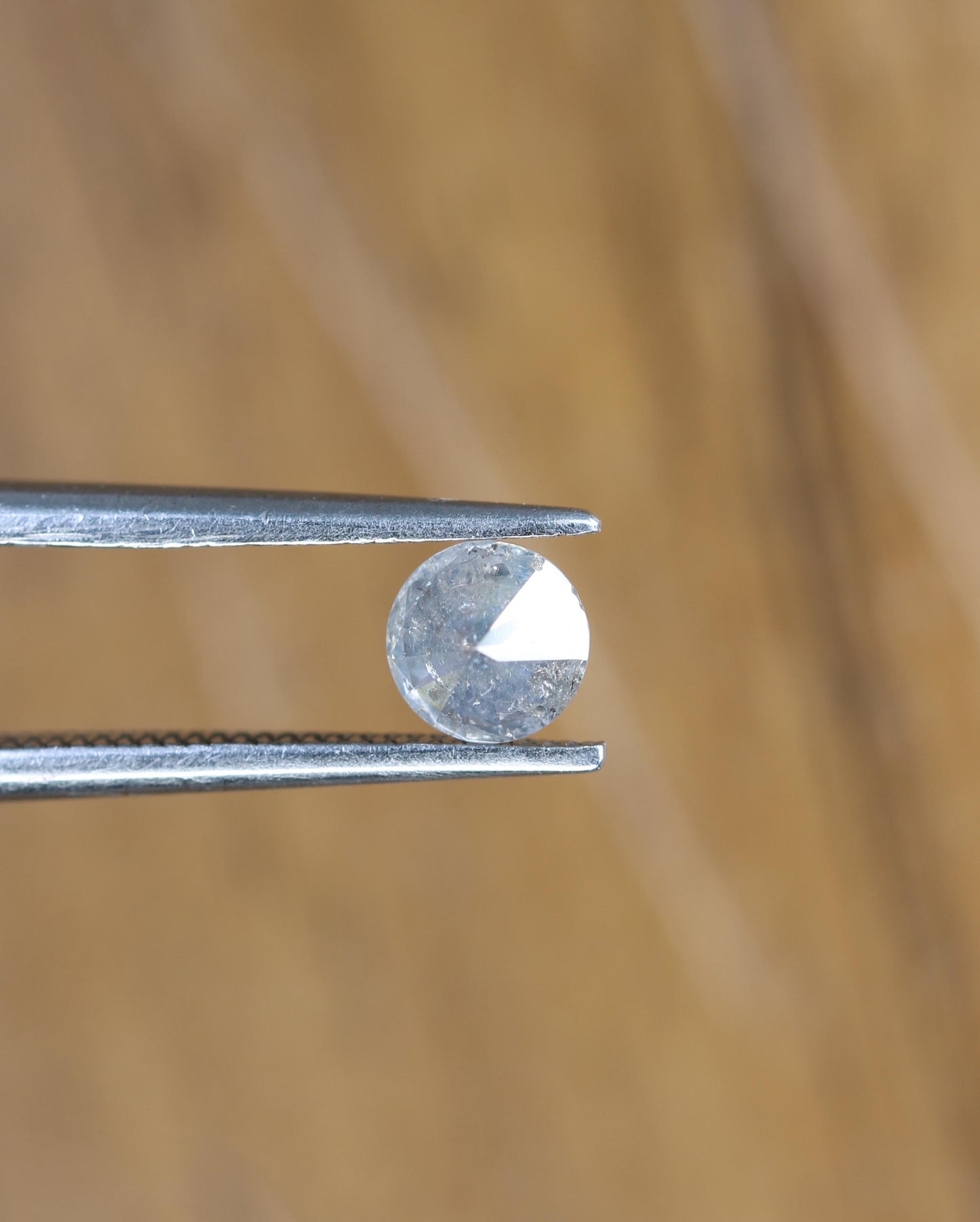 Gorgeous Round Salt and Pepper Diamond - Unique Gemstone for Engagement Rings, Artisan Jewelry & Custom Creations