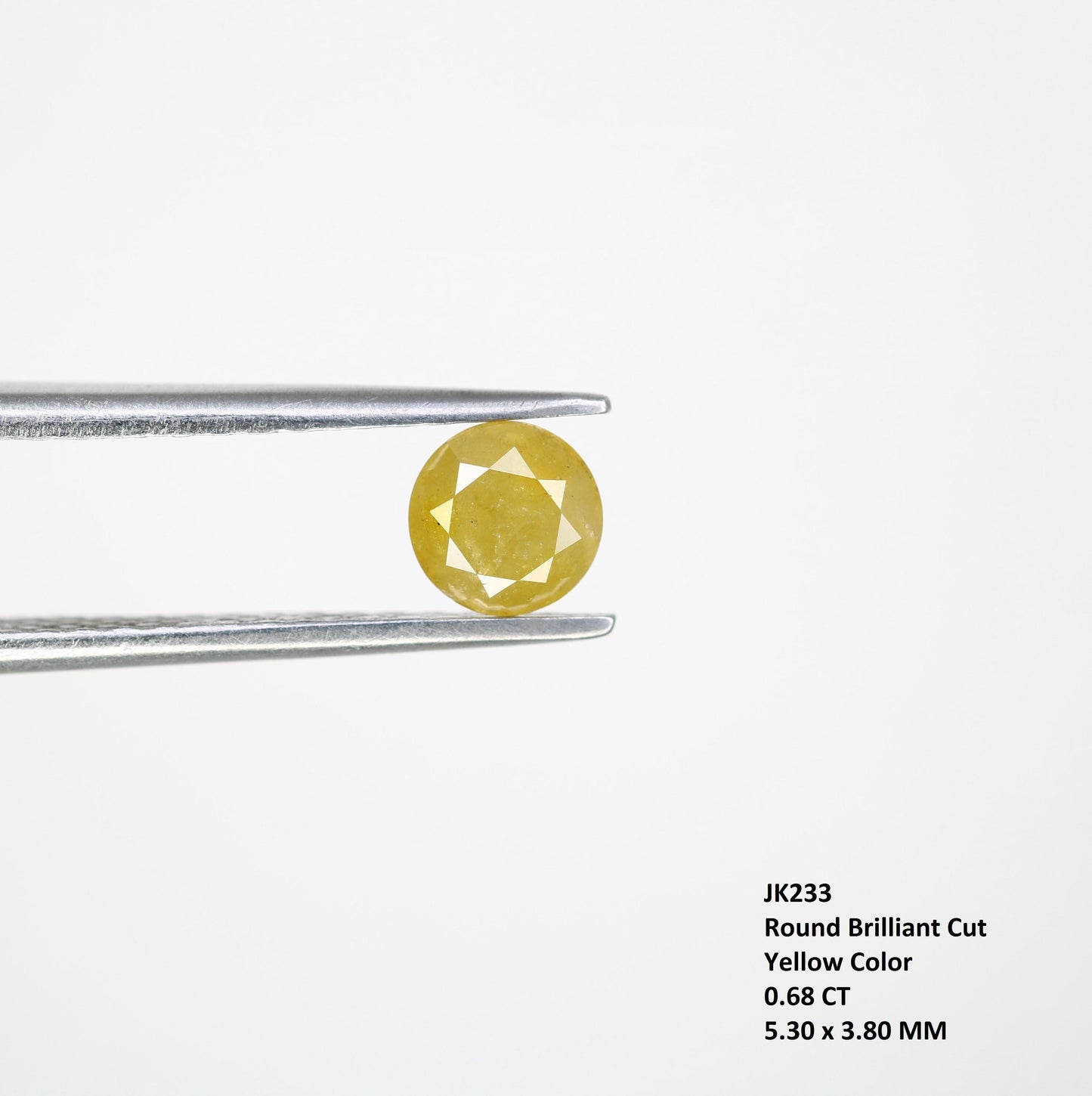 Exquisite Natural Yellow Diamond - Round Cut Gemstone for Engagement Rings, Custom Jewelry & Unique Designs