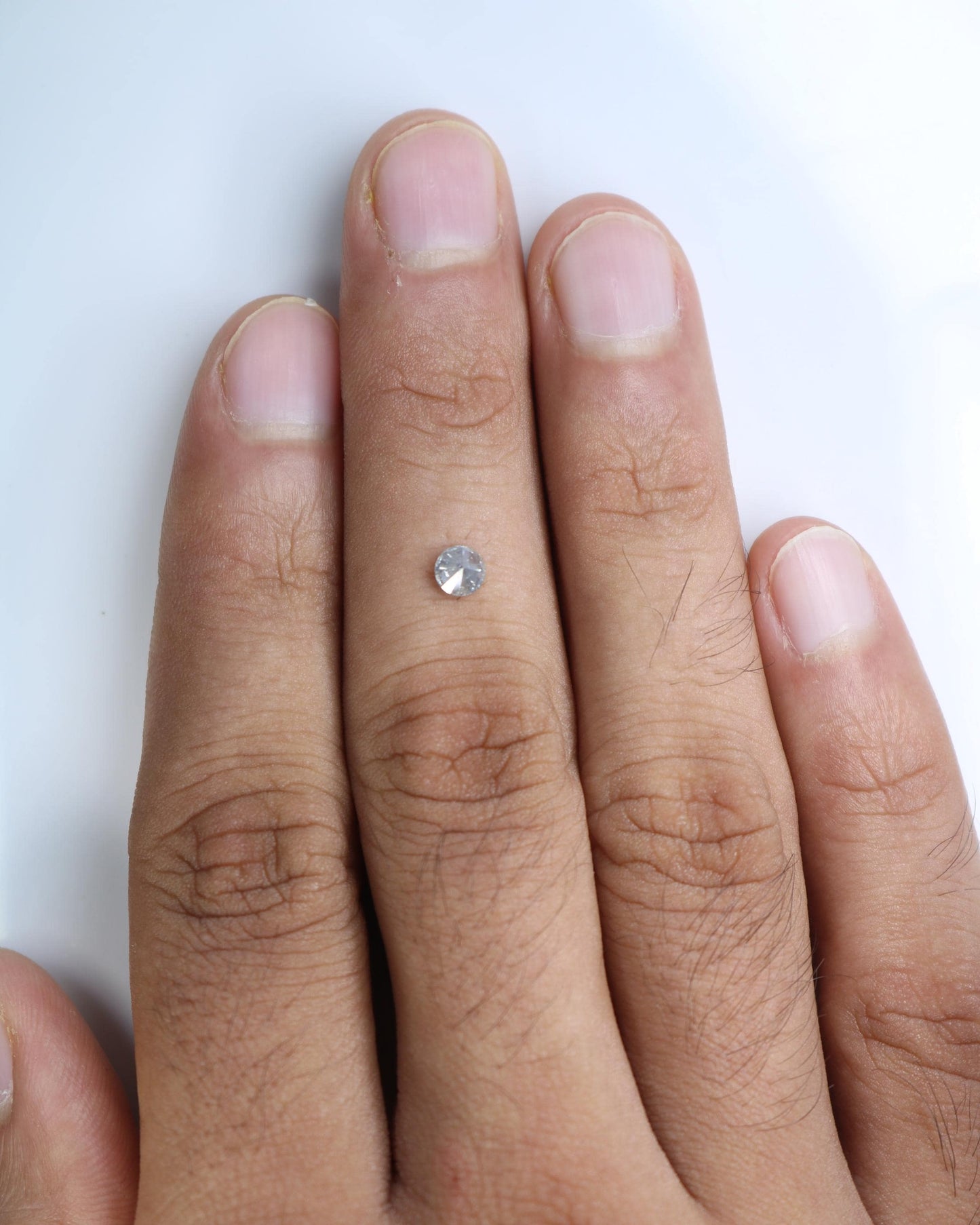 Gorgeous Round Salt and Pepper Diamond - Unique Gemstone for Engagement Rings, Artisan Jewelry & Custom Creations