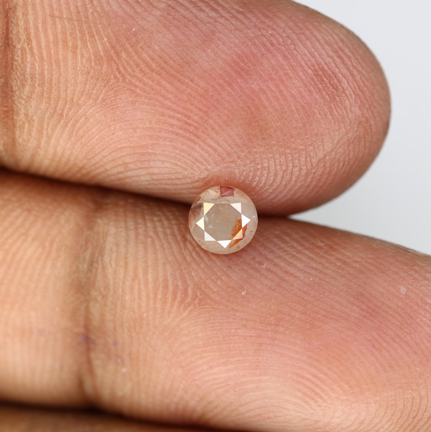Raw Natural Yellow Rustic Round Cut Diamond - Unique Gemstone for Artisan Jewelry, Engagement Rings & Custom Designs