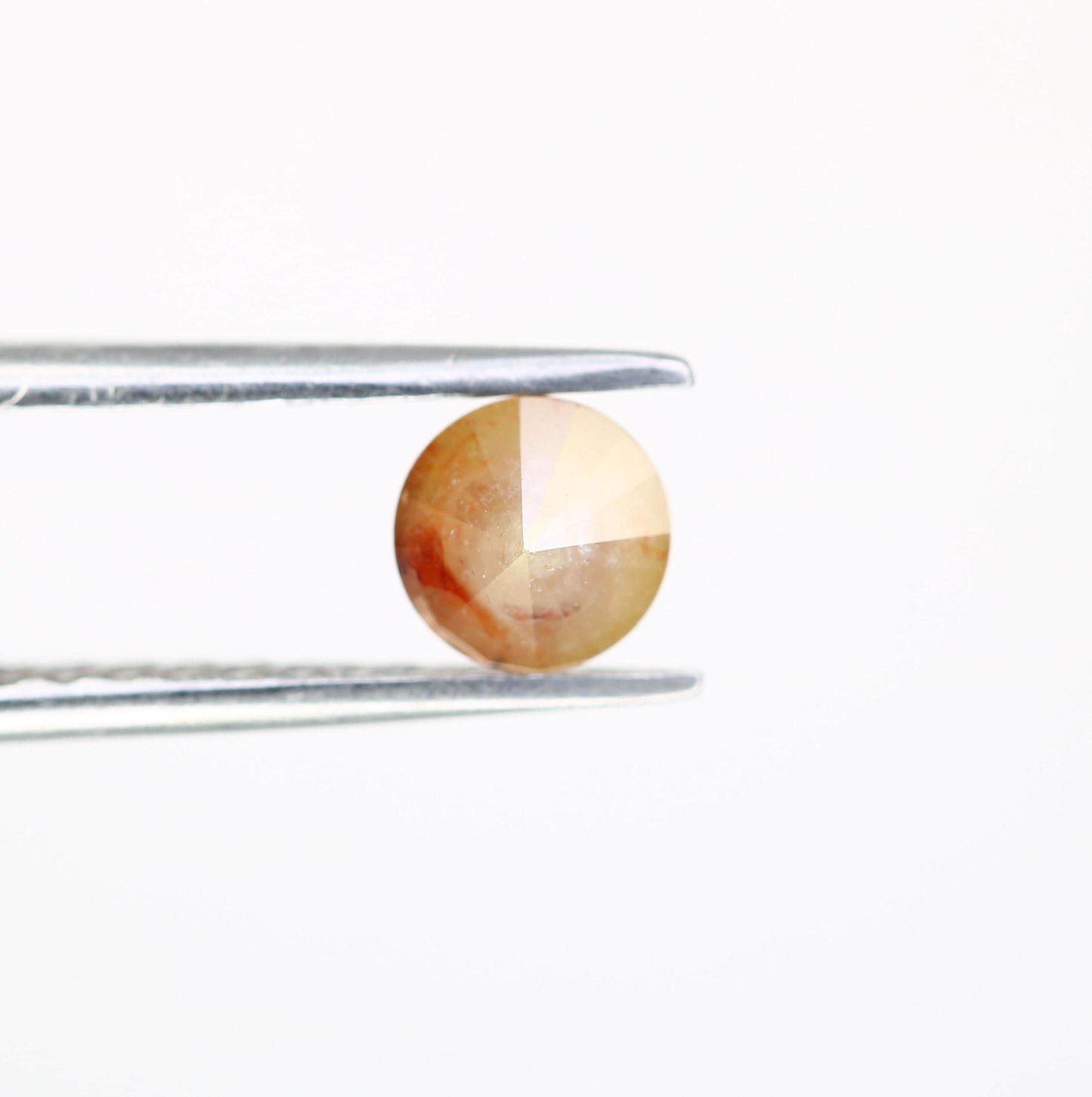 Unique Natural Rustic Round Cut Diamond - Artisan Gemstone for Engagement Rings & Custom Jewelry