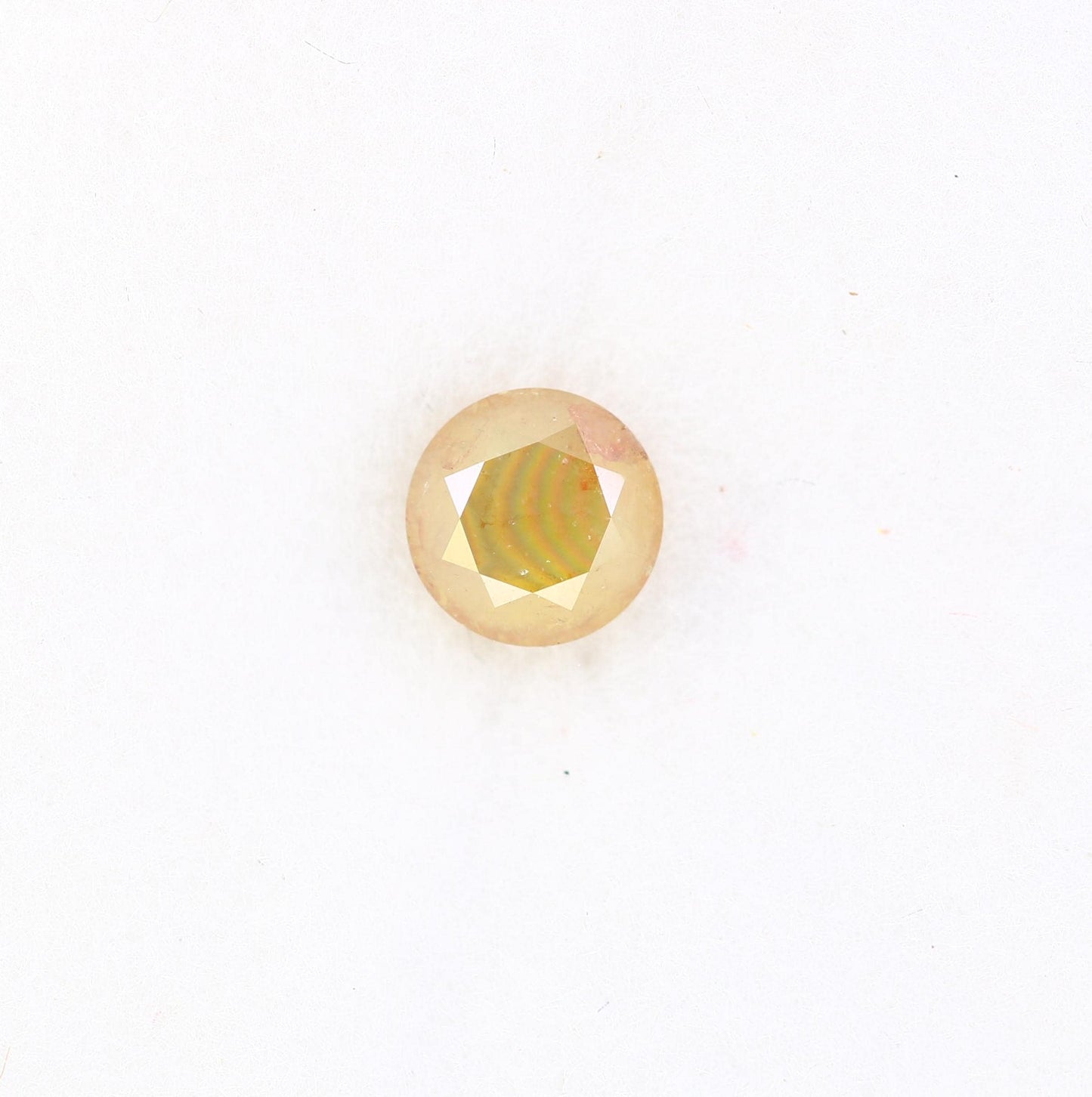 Dazzling Natural Yellow Rustic Round Cut Diamond - Exquisite Gemstone for Engagement Rings, Unique Jewelry & Custom Creations