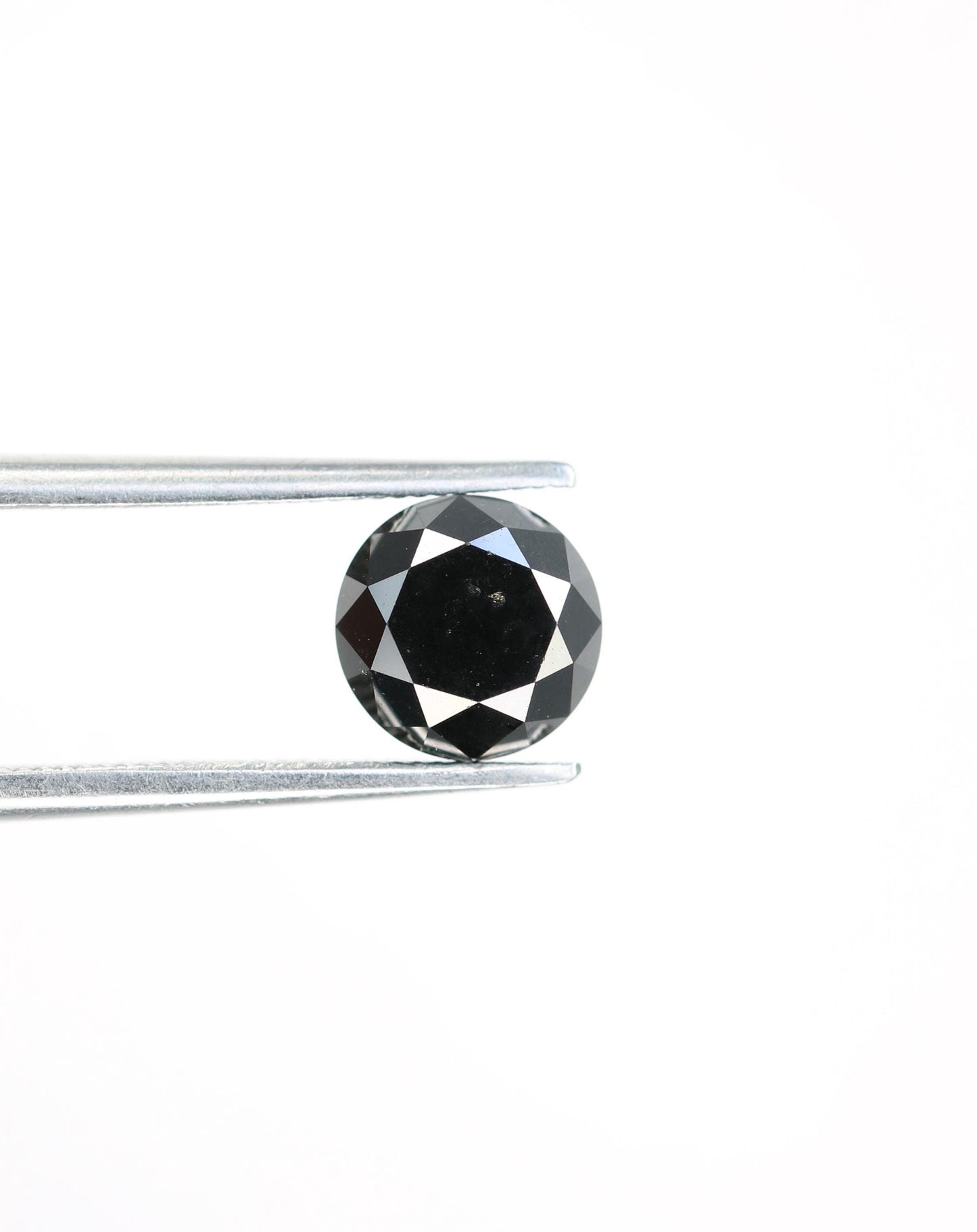 1.55 CT Luxurious Loose Black Treated Diamond | Distinctive Fancy Black Gemstone for Custom Jewelry | Anniversary Gift | Jewelry Creation