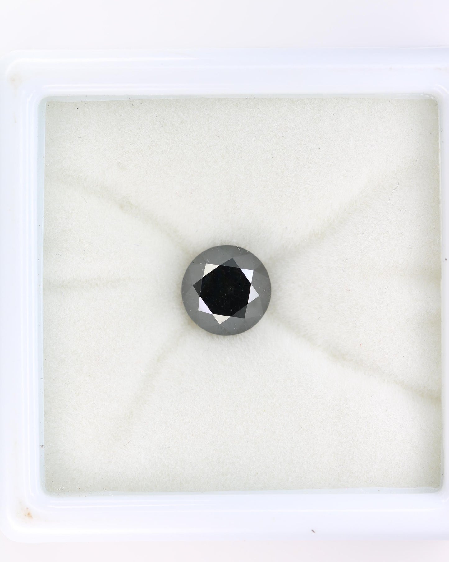2.46 CT Premium Loose Black Treated Diamond | Fancy Black Stone for Jewelry Design | Perfect Gift for Anniversaries | Gemstone for Custom