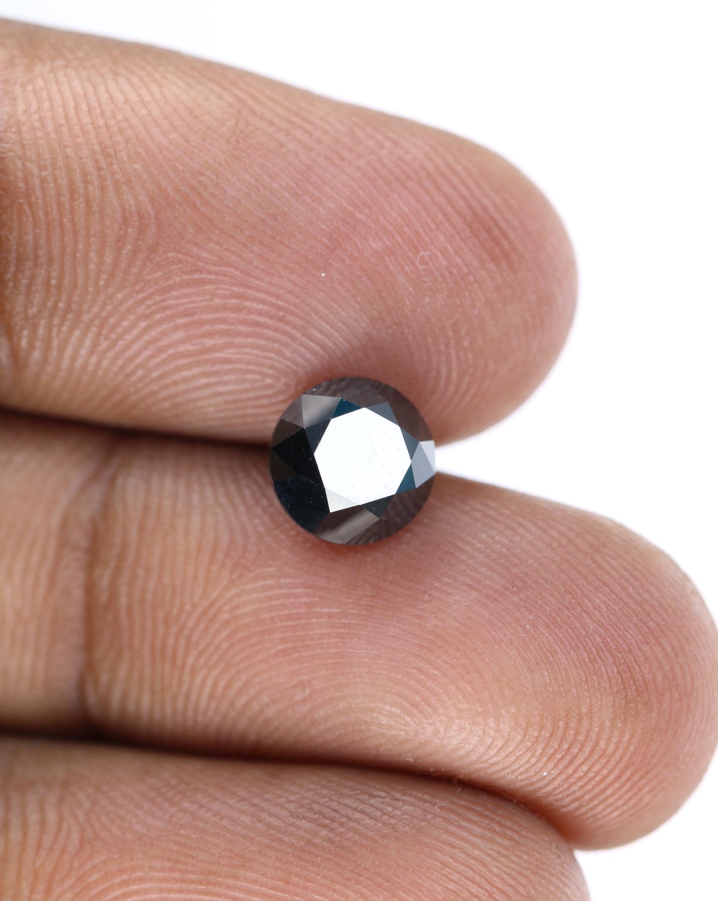 2.46 CT Premium Loose Black Treated Diamond | Fancy Black Stone for Jewelry Design | Perfect Gift for Anniversaries | Gemstone for Custom
