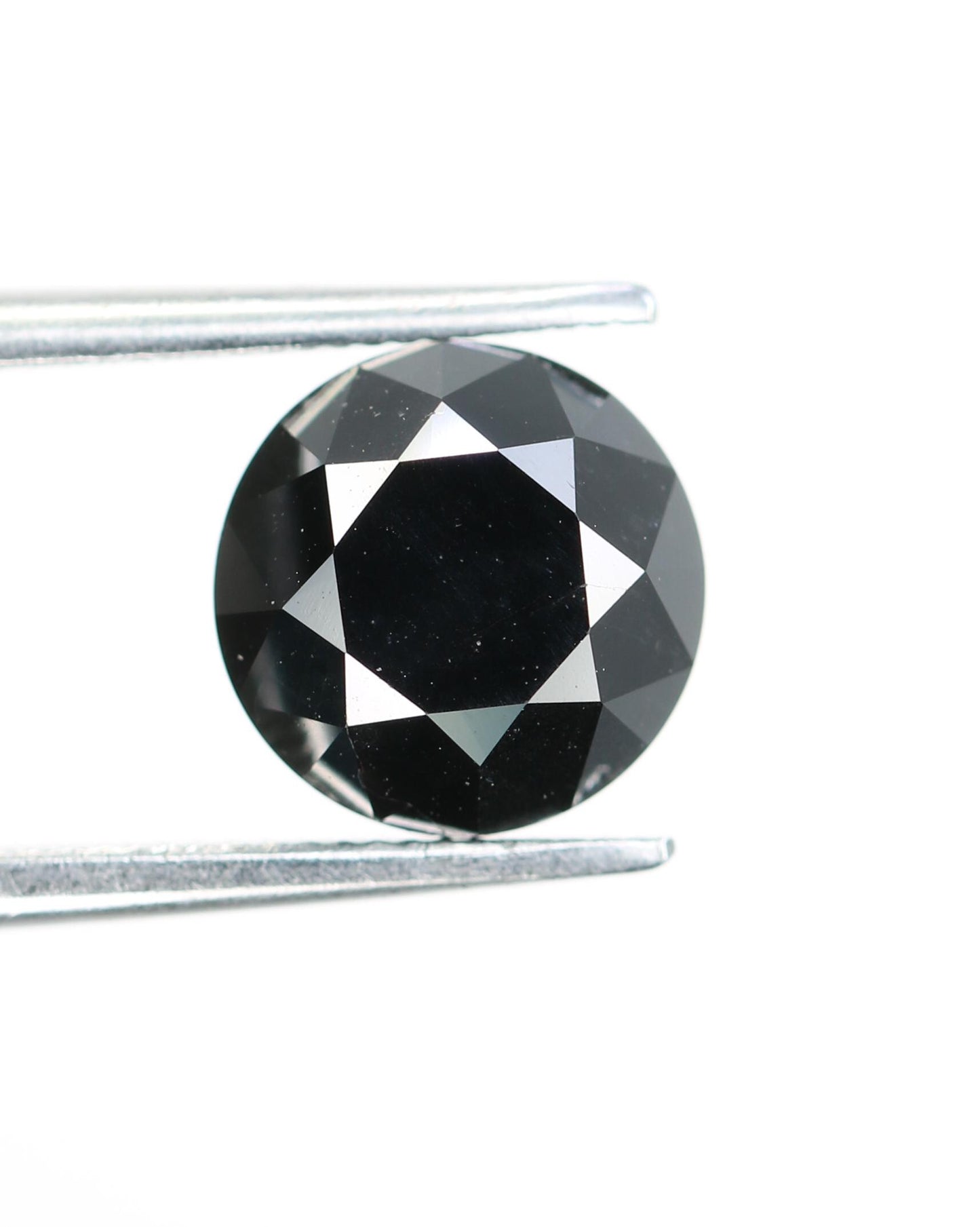 2.39 CT Natural Fancy Black Treated Diamond | Loose Black Gemstone for Handmade Jewelry | Unique Anniversary Gift | Artisan Jewelry Supply