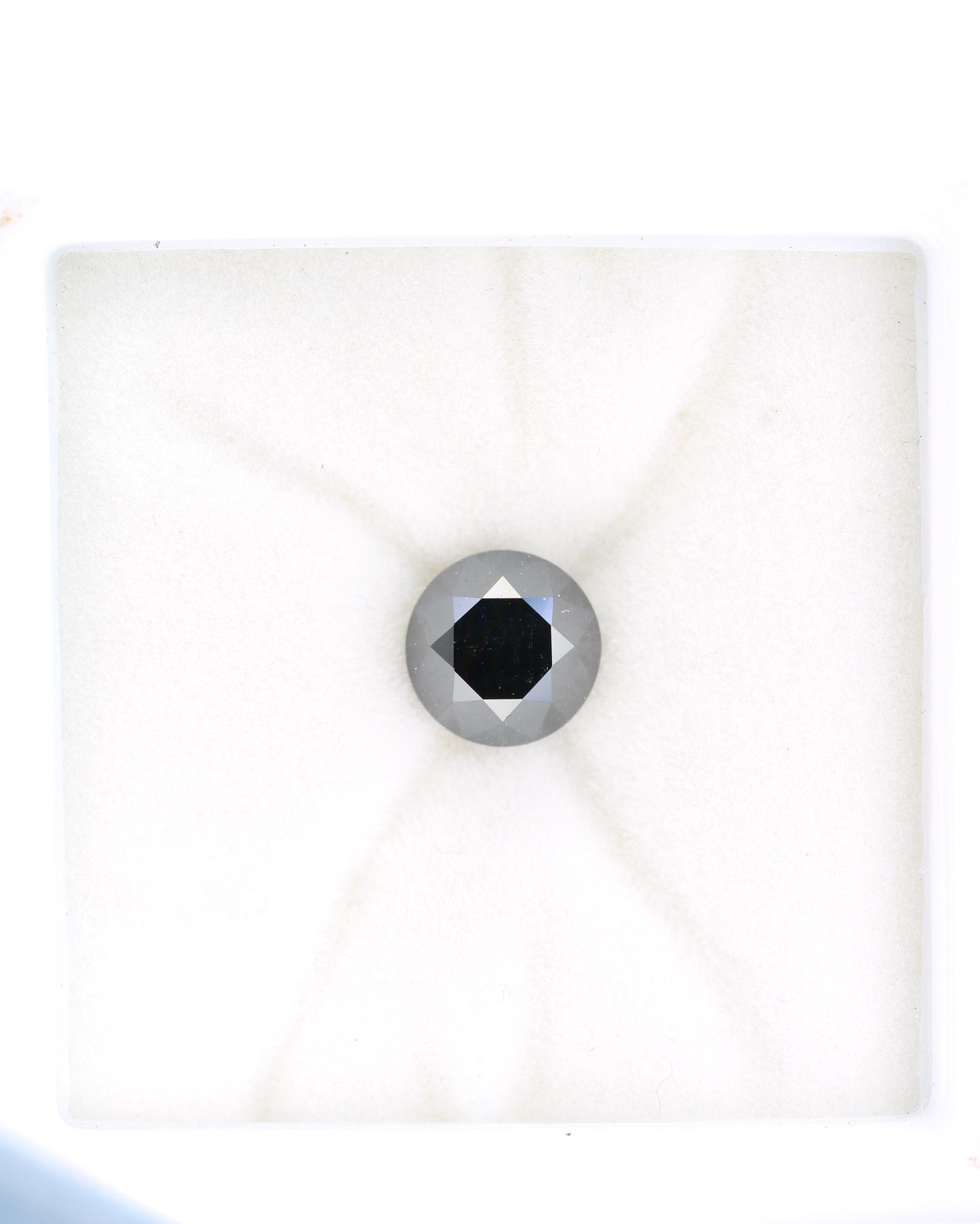 2.39 CT Natural Fancy Black Treated Diamond | Loose Black Gemstone for Handmade Jewelry | Unique Anniversary Gift | Artisan Jewelry Supply