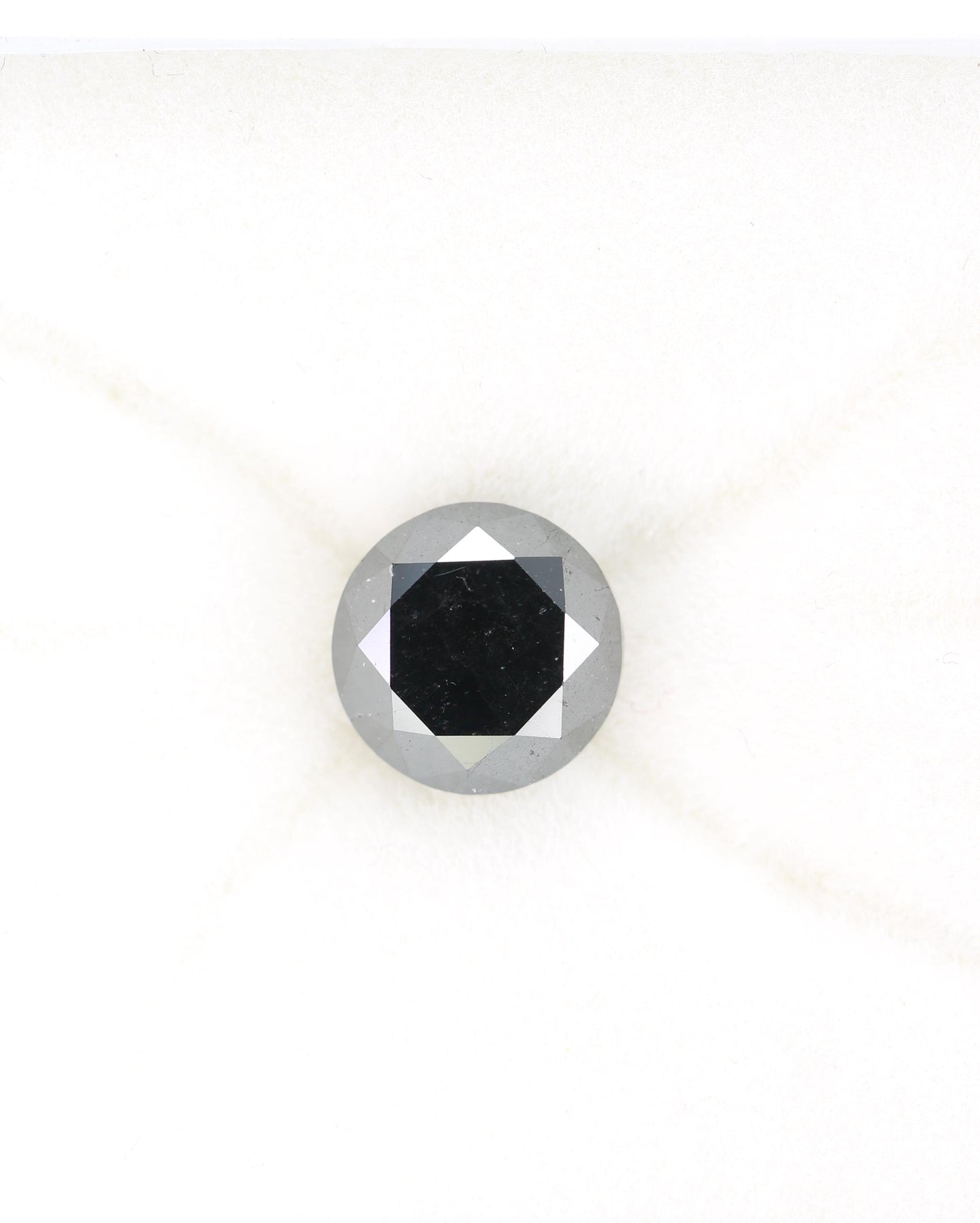 2.72 CT Natural Raw Black Treated Diamond | Stunning Fancy Black Gemstone for Custom Jewelry | Ideal Gift for Anniversaries | Unique Gem