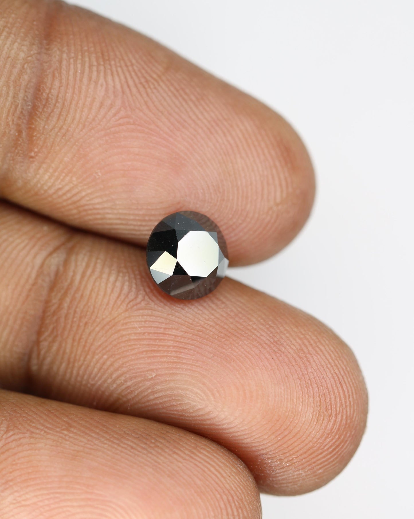2.39 CT Natural Fancy Black Treated Diamond | Loose Black Gemstone for Handmade Jewelry | Unique Anniversary Gift | Artisan Jewelry Supply
