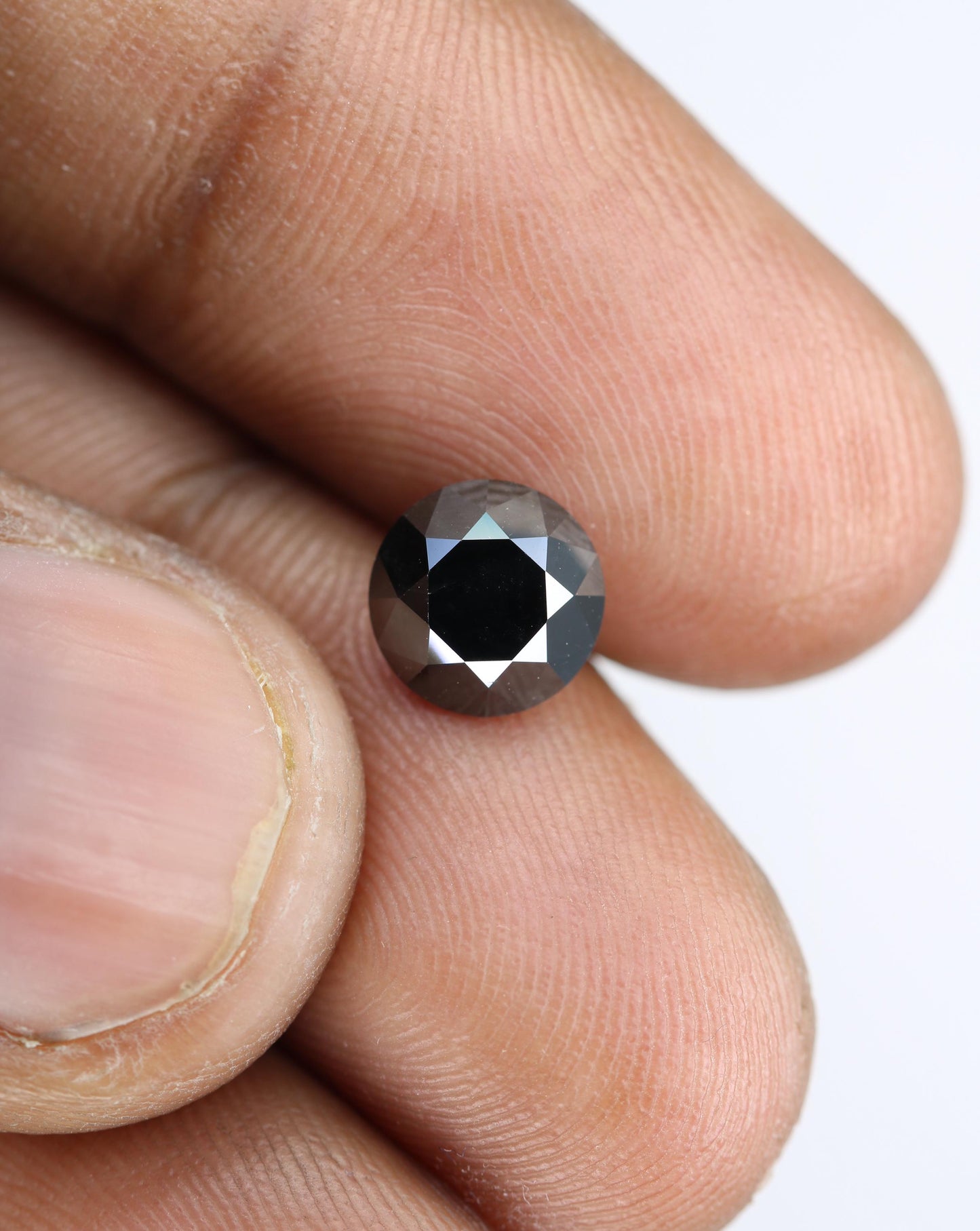2.39 CT Natural Fancy Black Treated Diamond | Loose Black Gemstone for Handmade Jewelry | Unique Anniversary Gift | Artisan Jewelry Supply