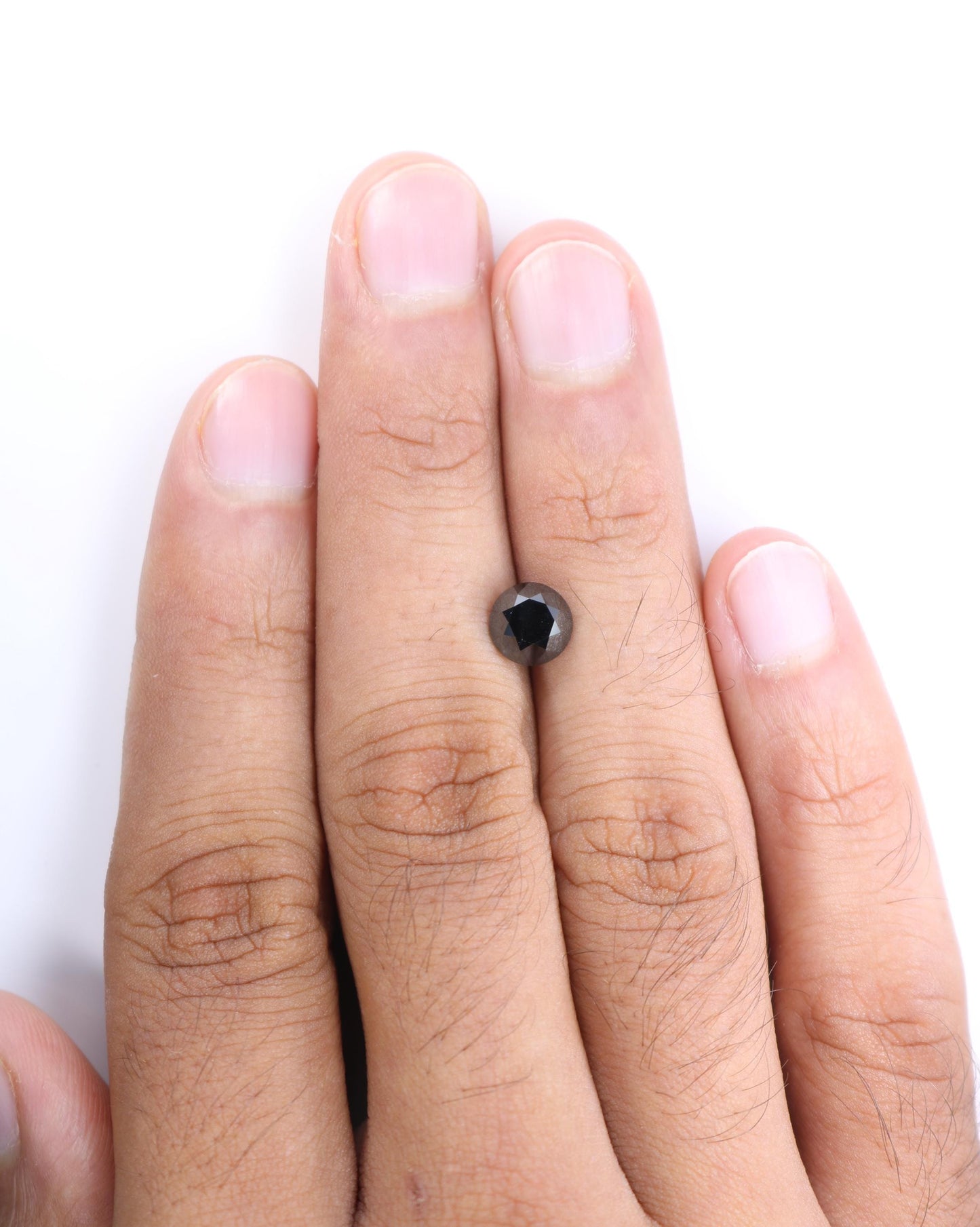 2.39 CT Natural Fancy Black Treated Diamond | Loose Black Gemstone for Handmade Jewelry | Unique Anniversary Gift | Artisan Jewelry Supply