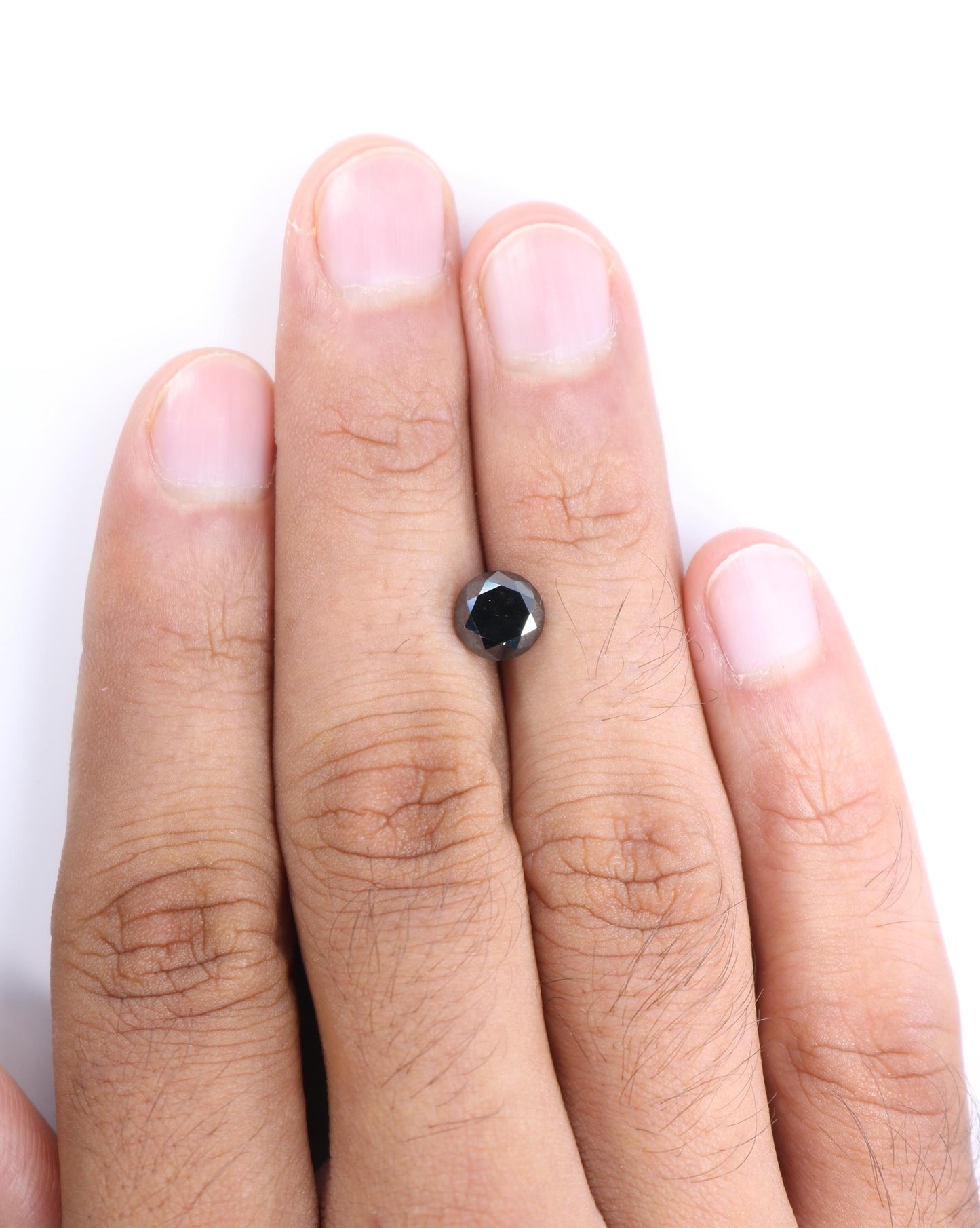 2.72 CT Natural Raw Black Treated Diamond | Stunning Fancy Black Gemstone for Custom Jewelry | Ideal Gift for Anniversaries | Unique Gem