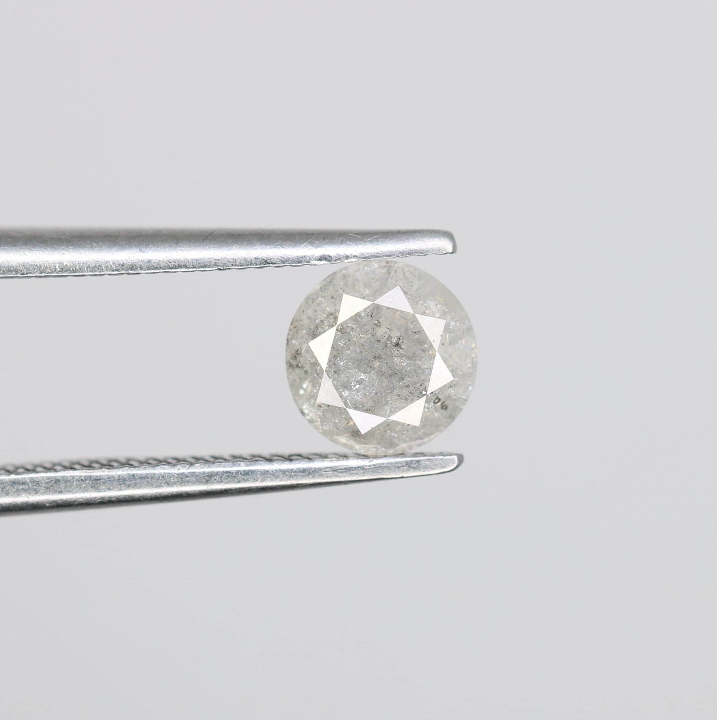 Natural Salt and Pepper Diamond - 0.58 Carat Loose Shield Shape Gemstone for Custom Jewelry and Engagement Rings
