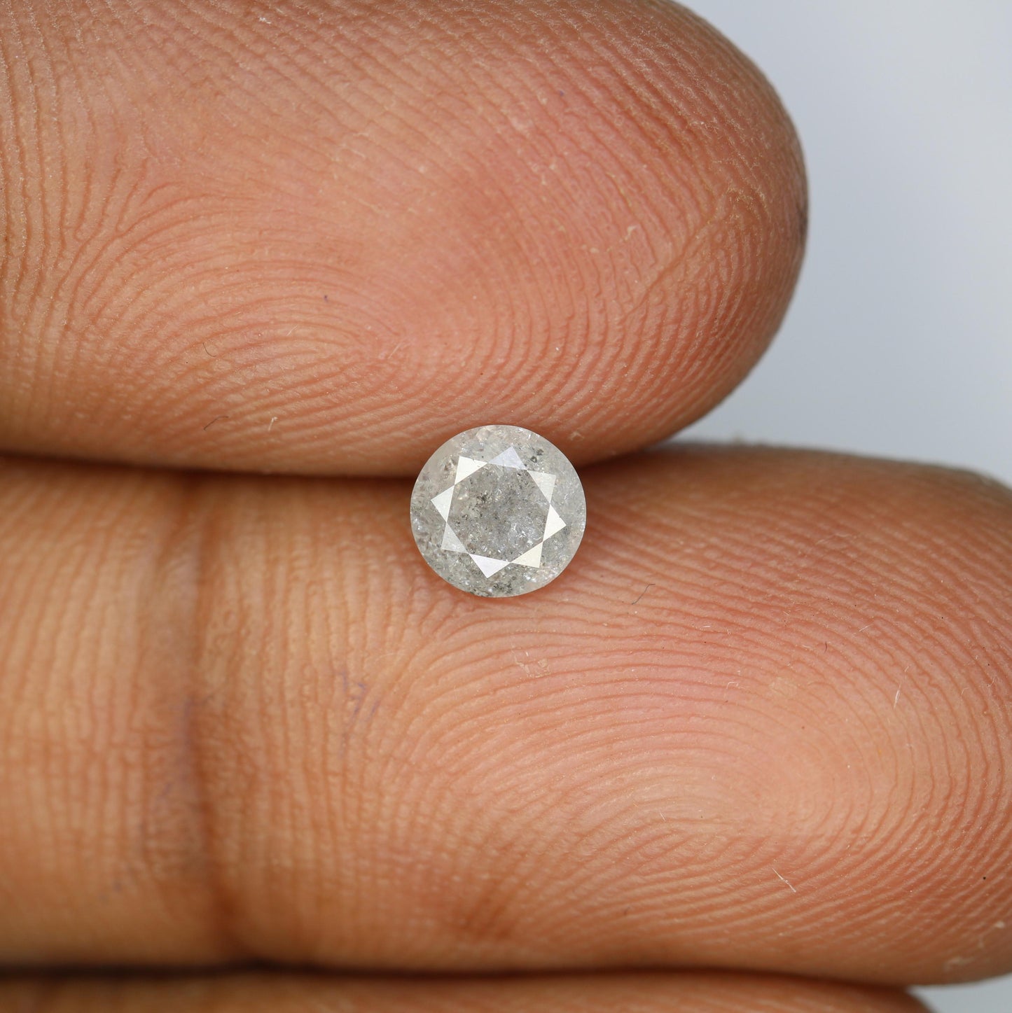 Natural Salt and Pepper Diamond - 0.58 Carat Loose Shield Shape Gemstone for Custom Jewelry and Engagement Rings