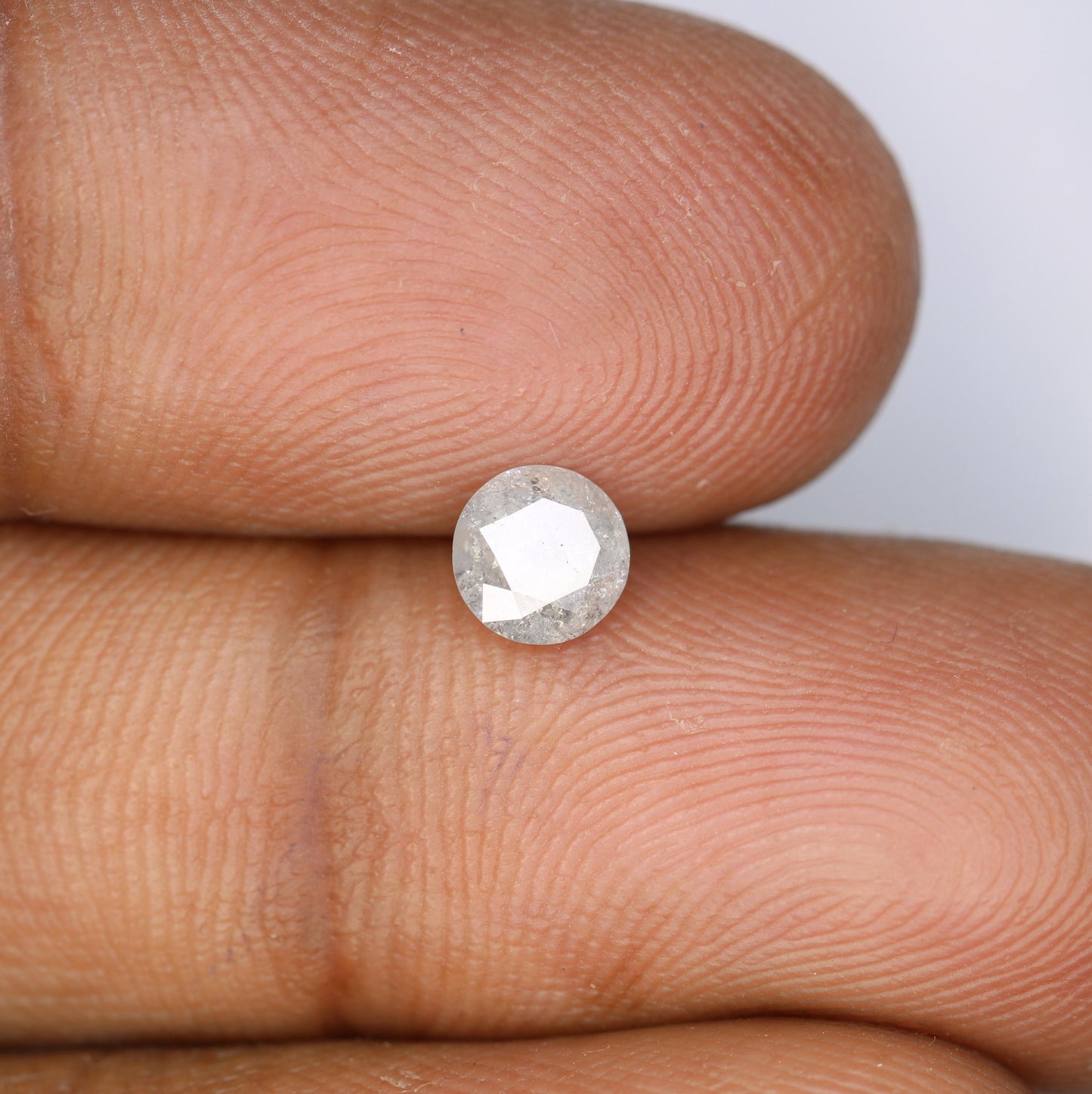 Natural Salt and Pepper Diamond - 0.58 Carat Loose Shield Shape Gemstone for Custom Jewelry and Engagement Rings