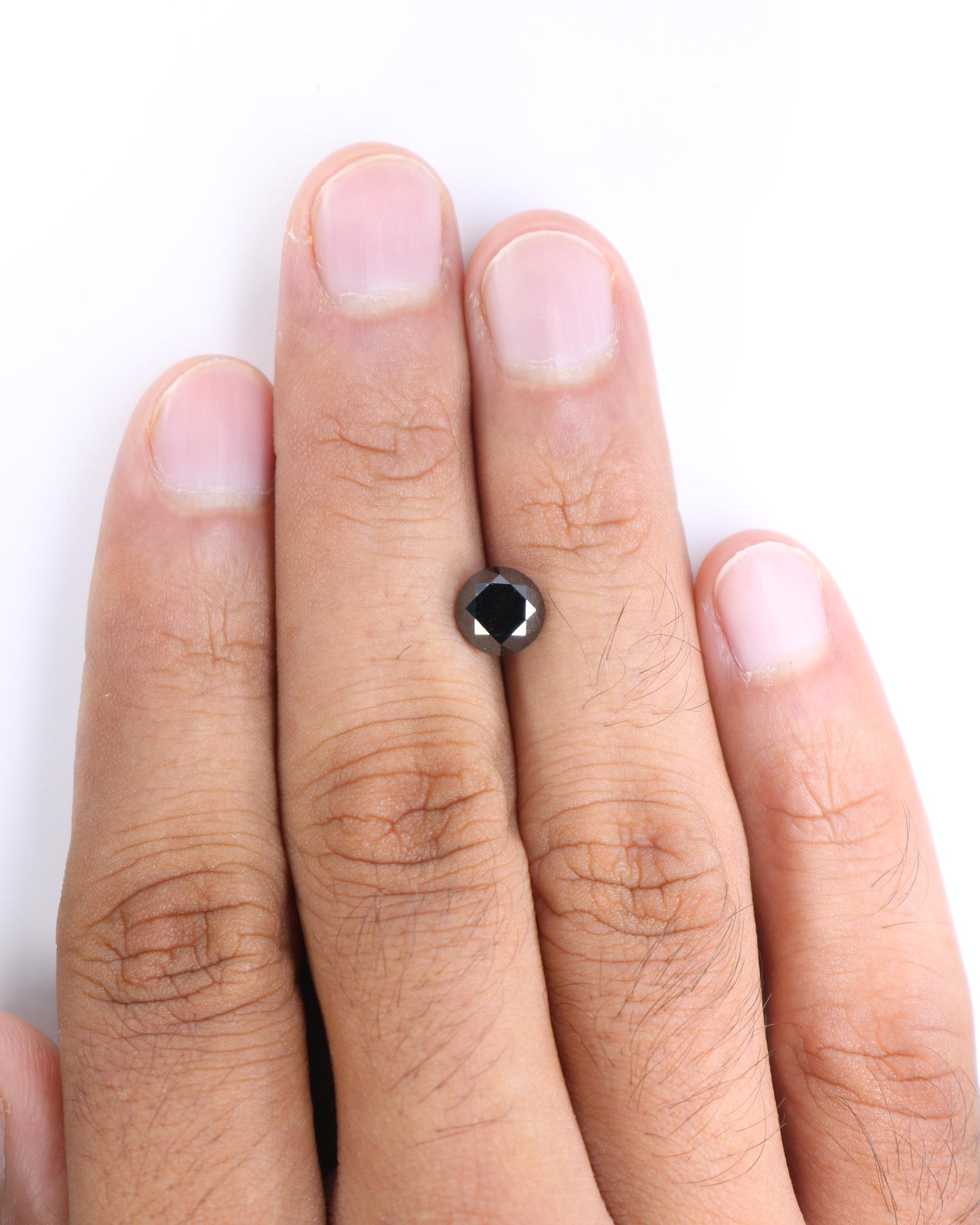 2.50 CT Natural Loose Black Treated Diamond | Unique Fancy Black Diamond for Jewelry Making | Perfect Anniversary Gift | Handcrafted Jewelry