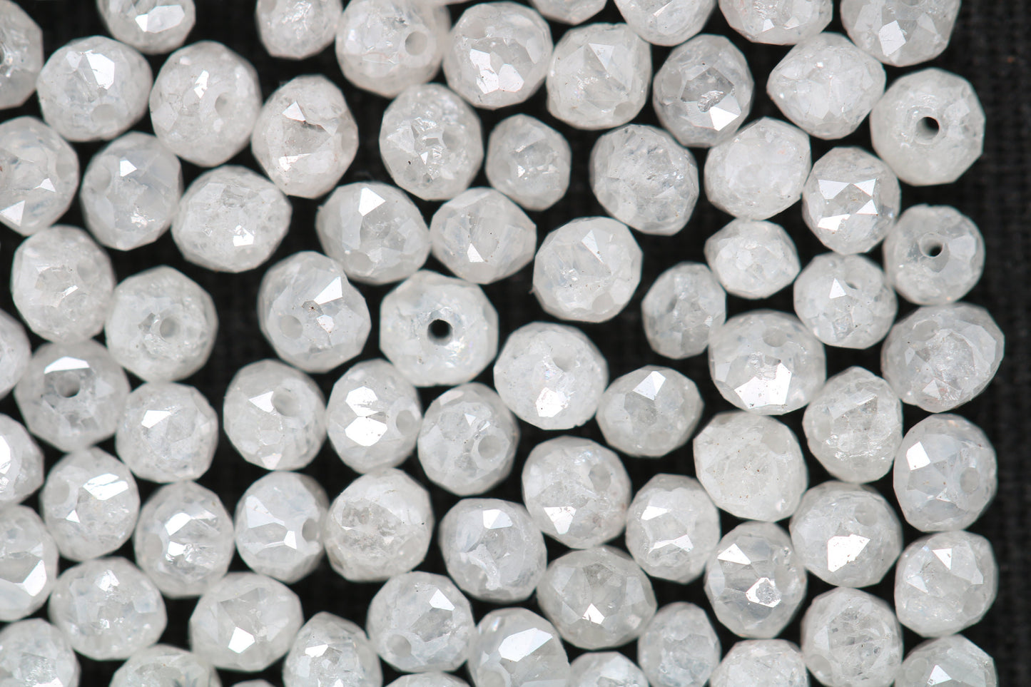 Natural Loose Round Ice Gray Diamonds Lot โ 20 Pieces, Fancy Color, I1-I3 Clarity, 1.50 to 3.10 MM โ Raw Diamonds for Custom Jewelry Making