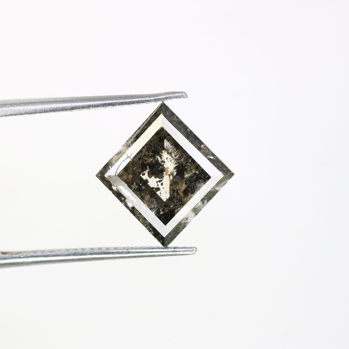 3.54 CT Shape Salt and Pepper Kite Shape - Natural Kite shape Loose Diamond -For 14k Gold Jewelry - Christmas Gift - LABORDAY Offer