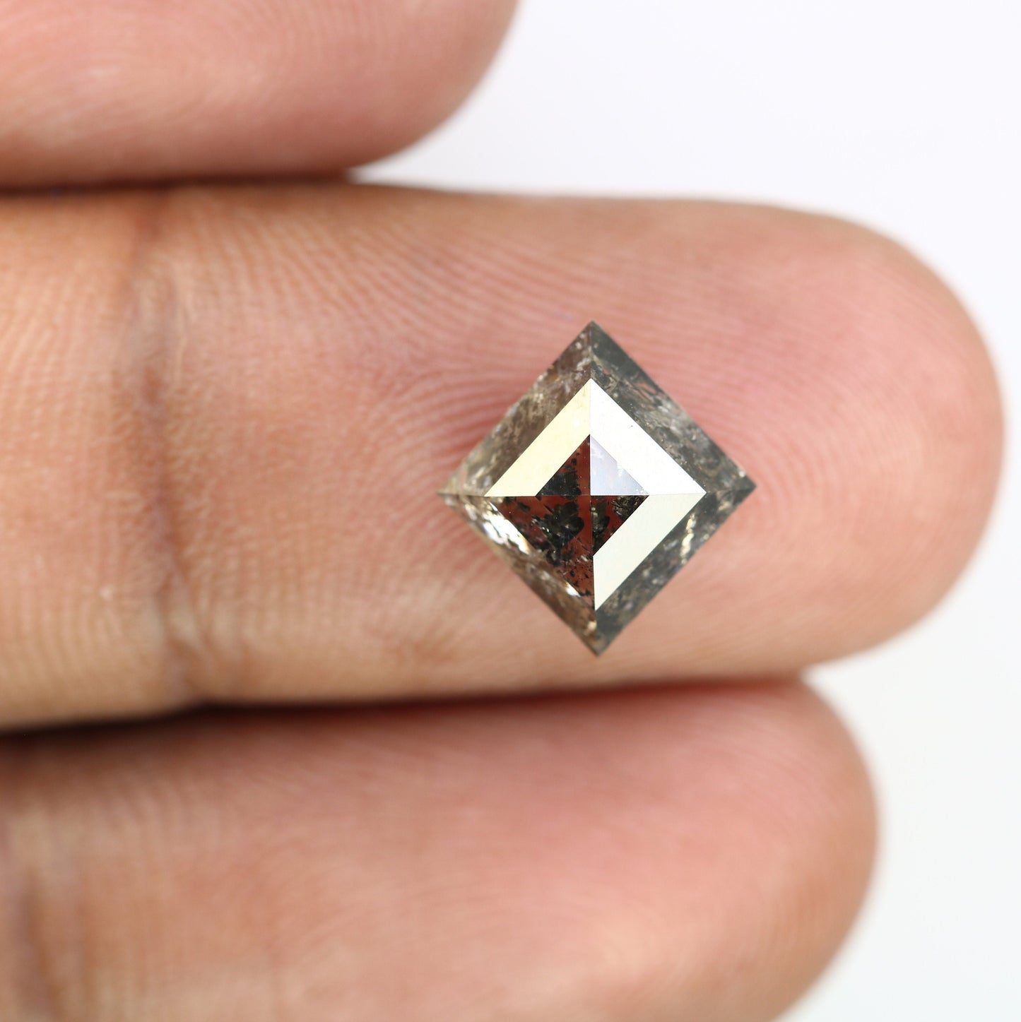 3.54 CT Shape Salt and Pepper Kite Shape - Natural Kite shape Loose Diamond -For 14k Gold Jewelry - Christmas Gift - LABORDAY Offer