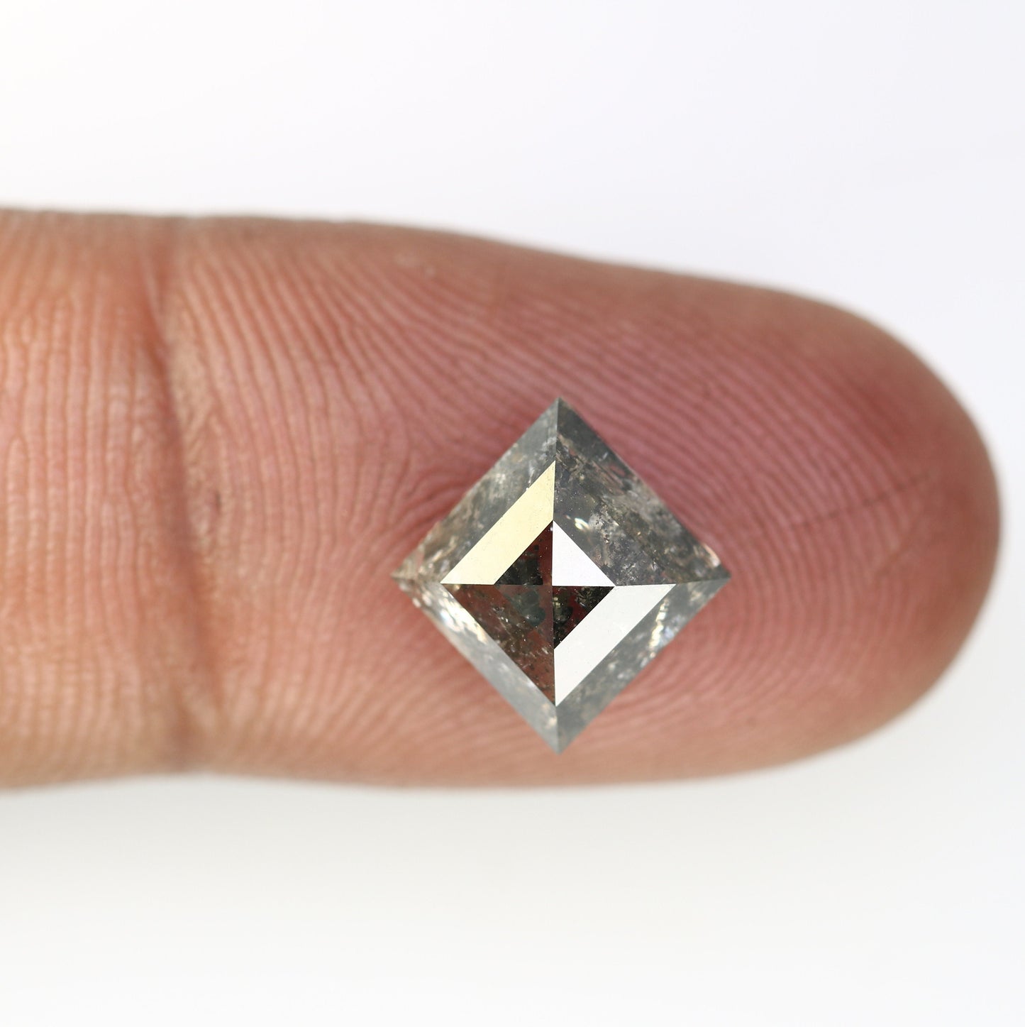 3.54 CT Shape Salt and Pepper Kite Shape - Natural Kite shape Loose Diamond -For 14k Gold Jewelry - Christmas Gift - LABORDAY Offer