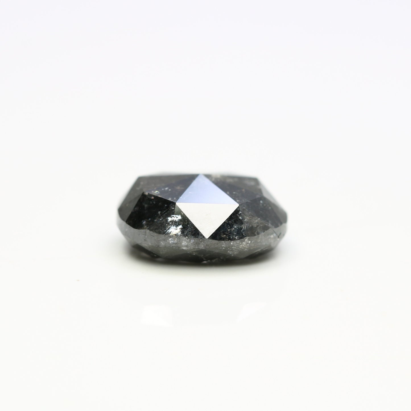 3.84 CT Loose Big Oval Shape Salt and Pepper Diamond | Natural Diamond for Engagement Ring | Oval Shape Diamonds