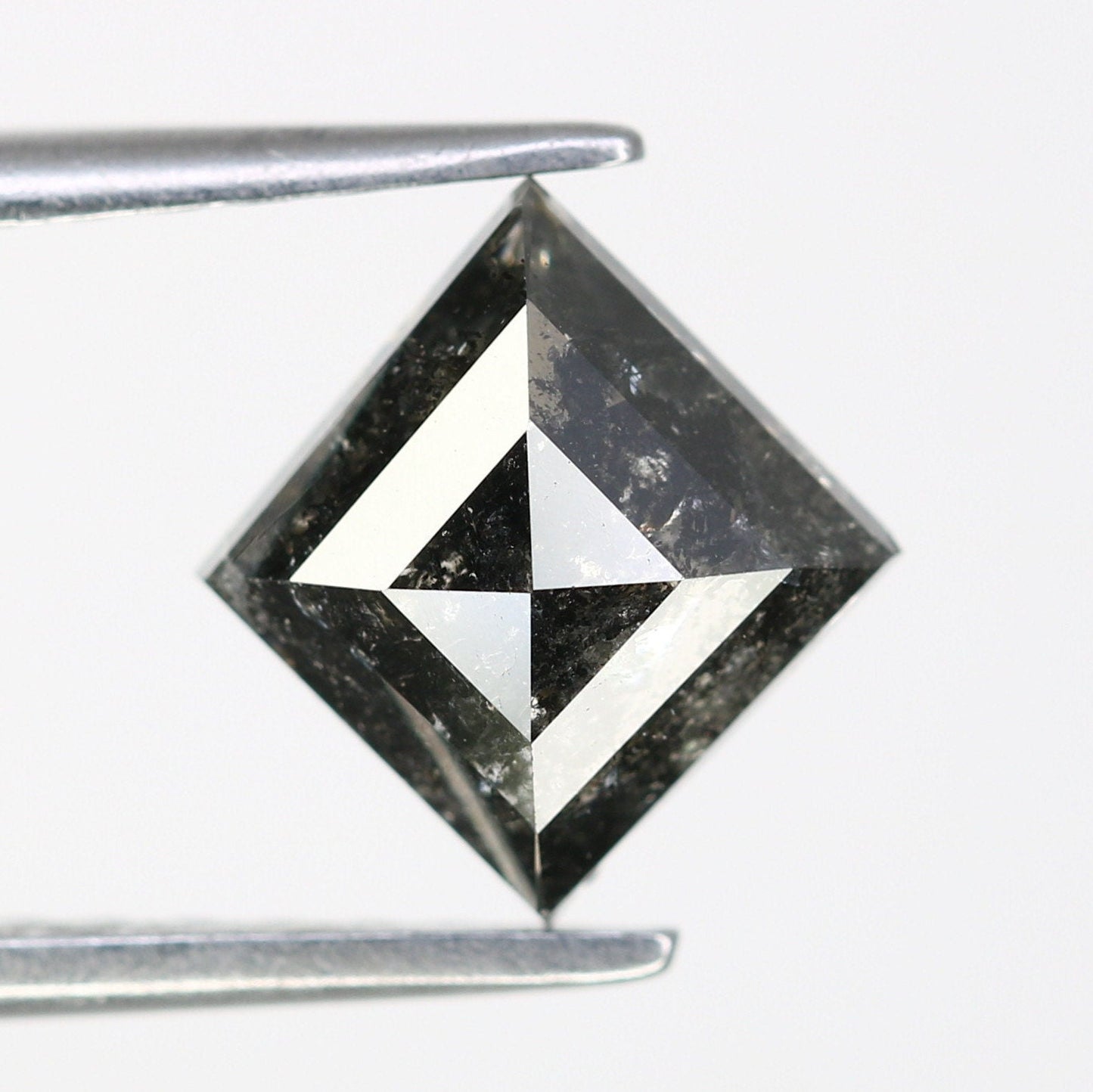 1.64 CT Shape Salt and Pepper Kite Shape - Natural Kite shape Loose Diamond -For 14k Gold Jewelry - Christmas Gift - LABORDAY Offer