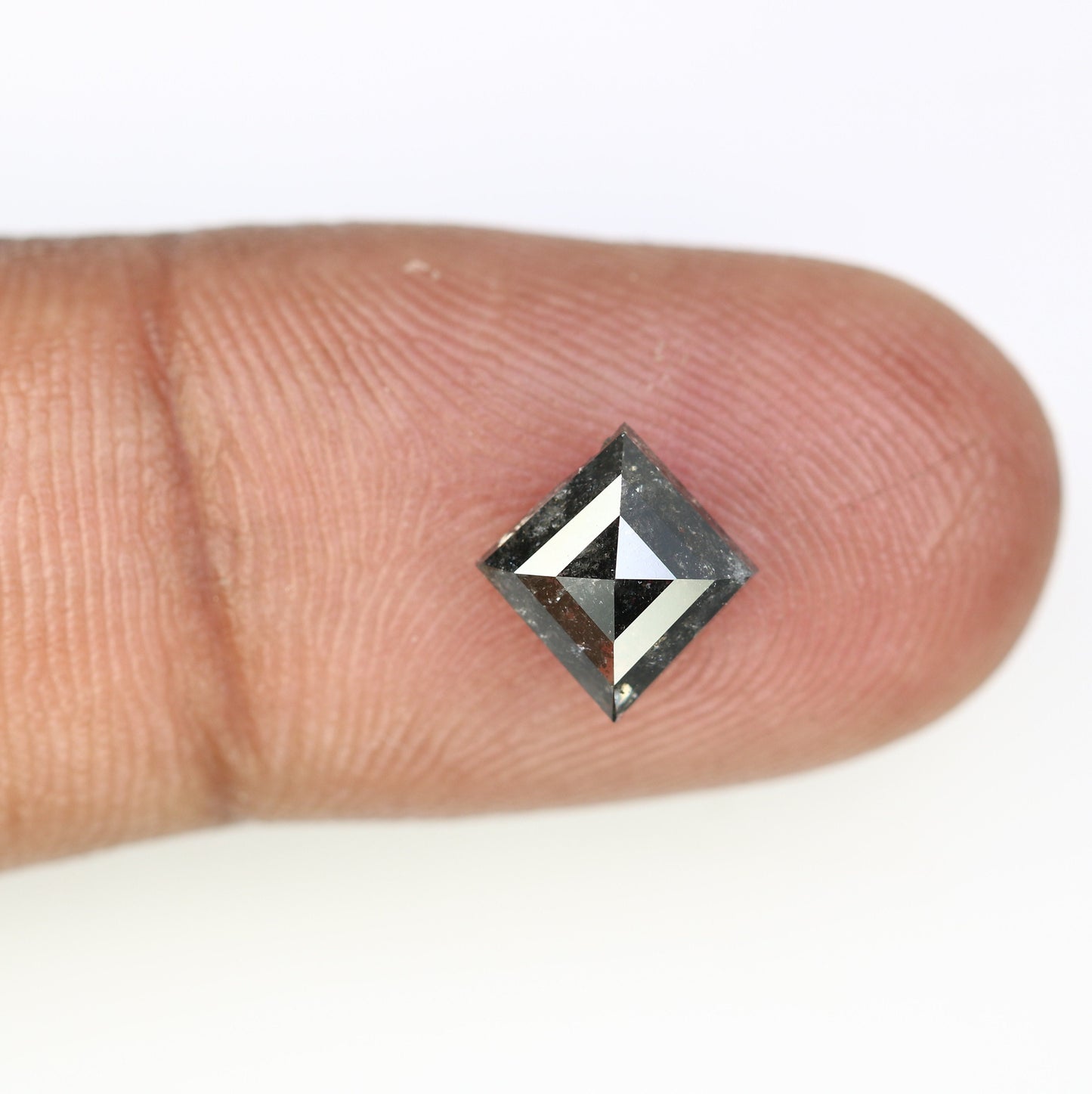1.64 CT Shape Salt and Pepper Kite Shape - Natural Kite shape Loose Diamond -For 14k Gold Jewelry - Christmas Gift - LABORDAY Offer