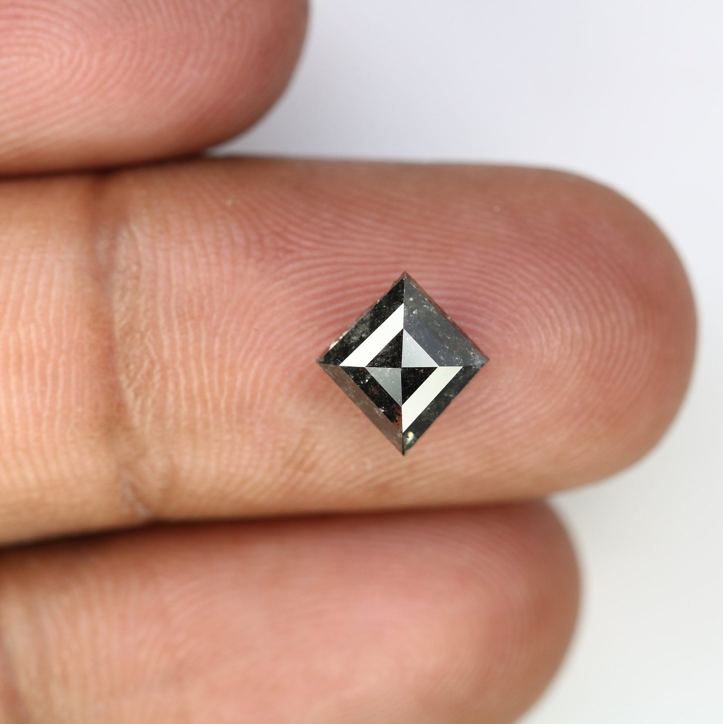 1.64 CT Shape Salt and Pepper Kite Shape - Natural Kite shape Loose Diamond -For 14k Gold Jewelry - Christmas Gift - LABORDAY Offer