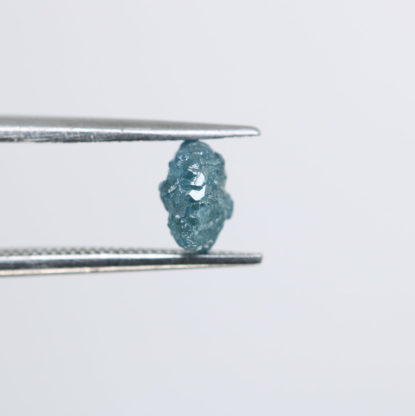 0.97 CT Treated Blue Rough Uncut Diamond - Irregular Blue Gemstone - Perfect for Custom Gold Rings